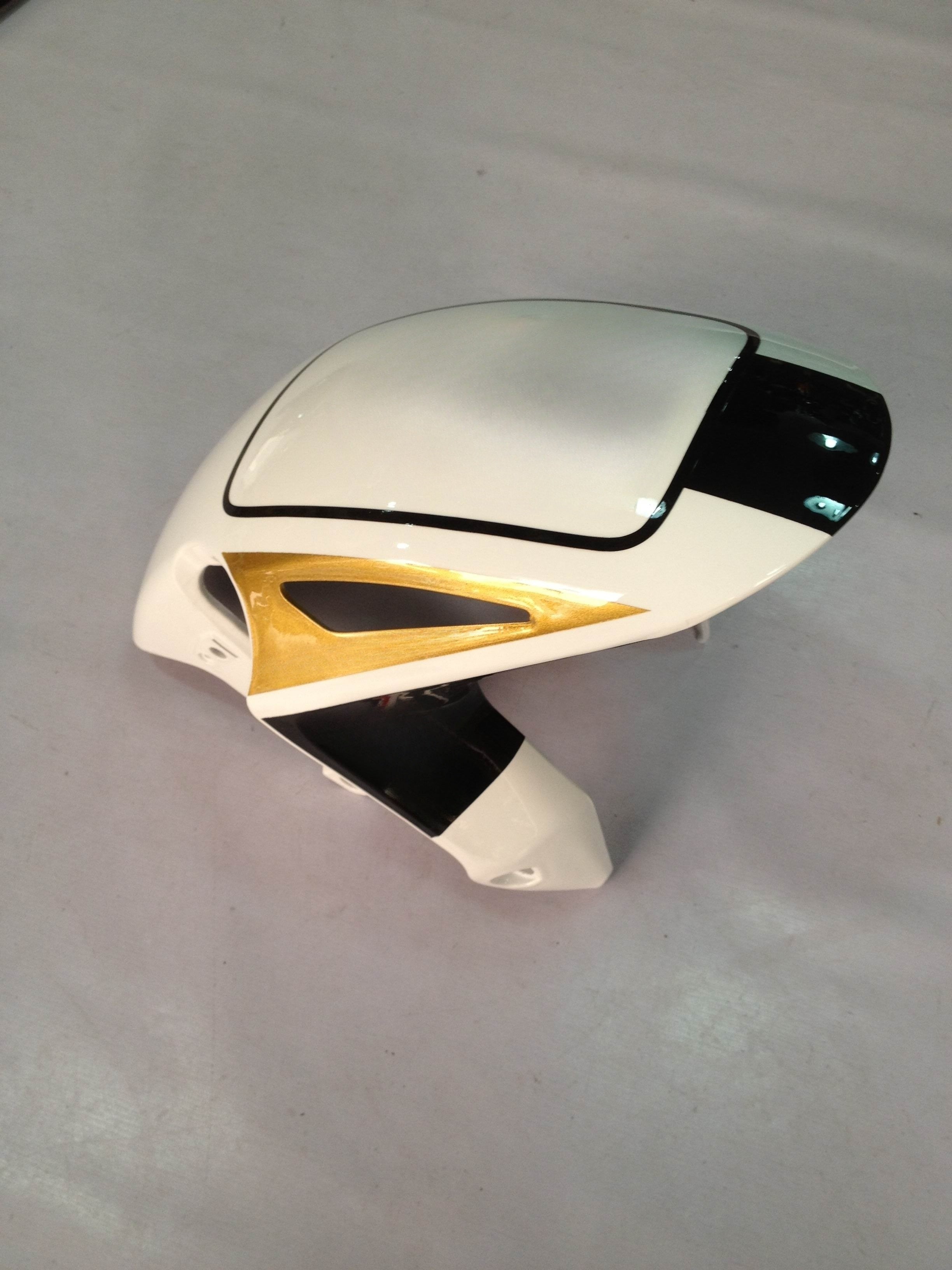 Carénages Amotopart 2012-2016 Honda CBR1000RR Blanc Noir Generic
