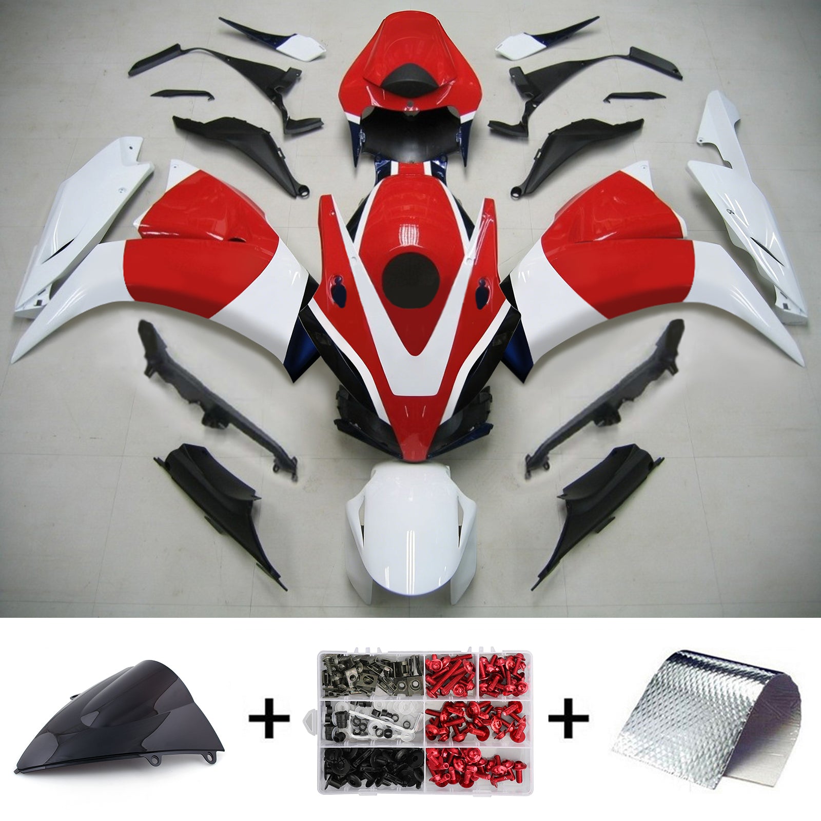 Injectiekuipset carrosserie kunststof ABS voor Honda CBR1000RR 2012-2016