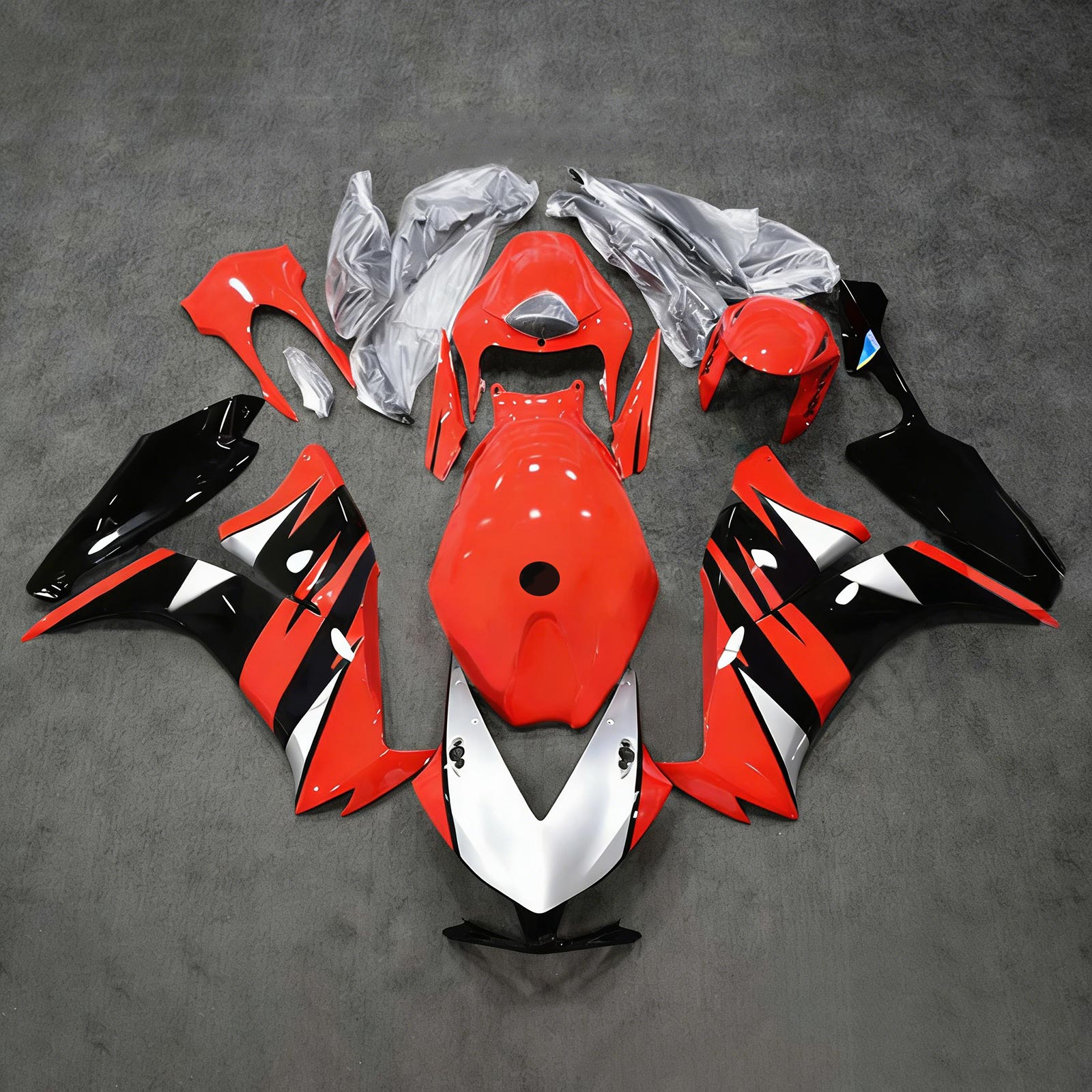 Amotopart Honda CBR1000RR 2012-2016 Kit Carénage Carrosserie Plastique ABS