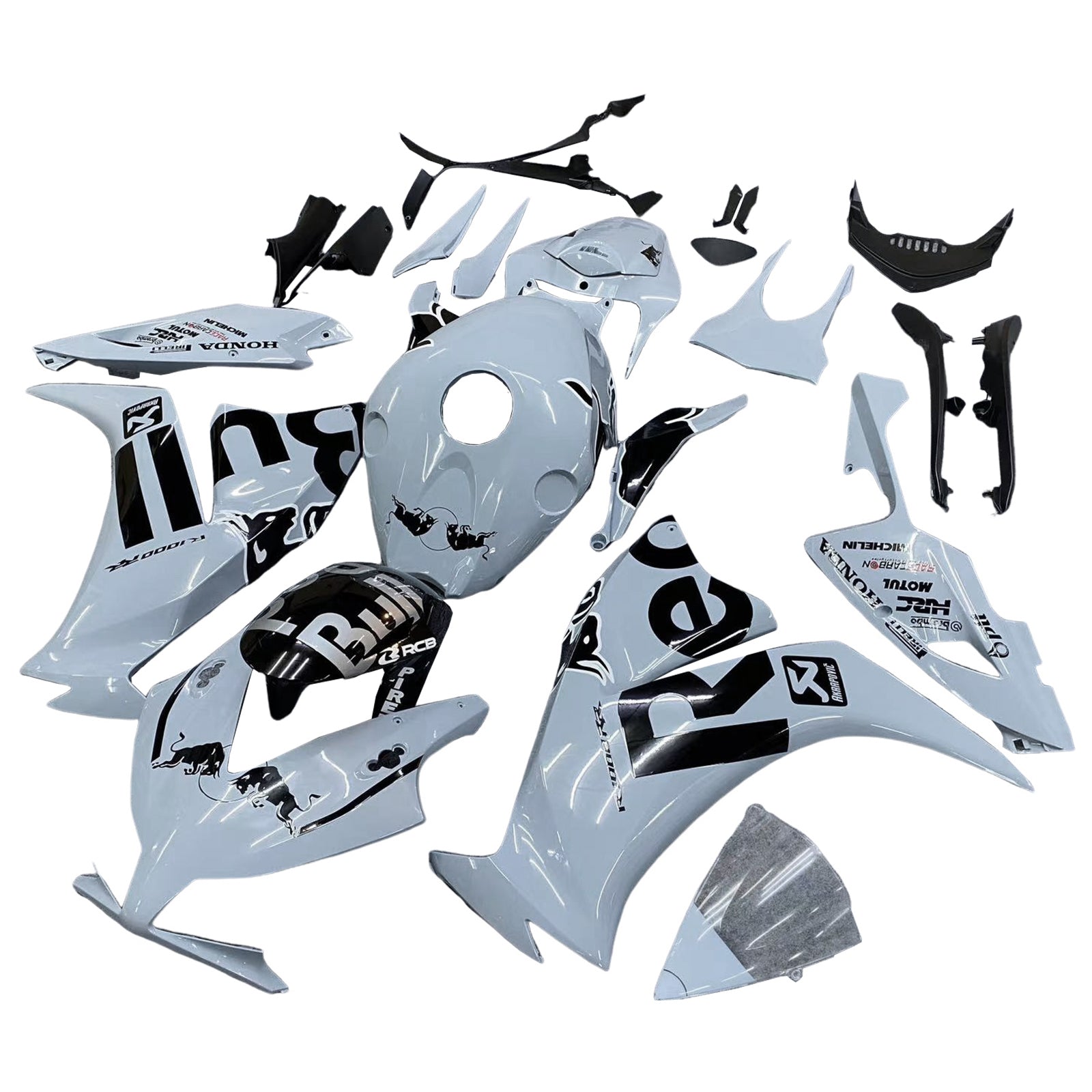 Amotopart Honda CBR1000RR 2012-2016 Kit Carénage Carrosserie Plastique ABS