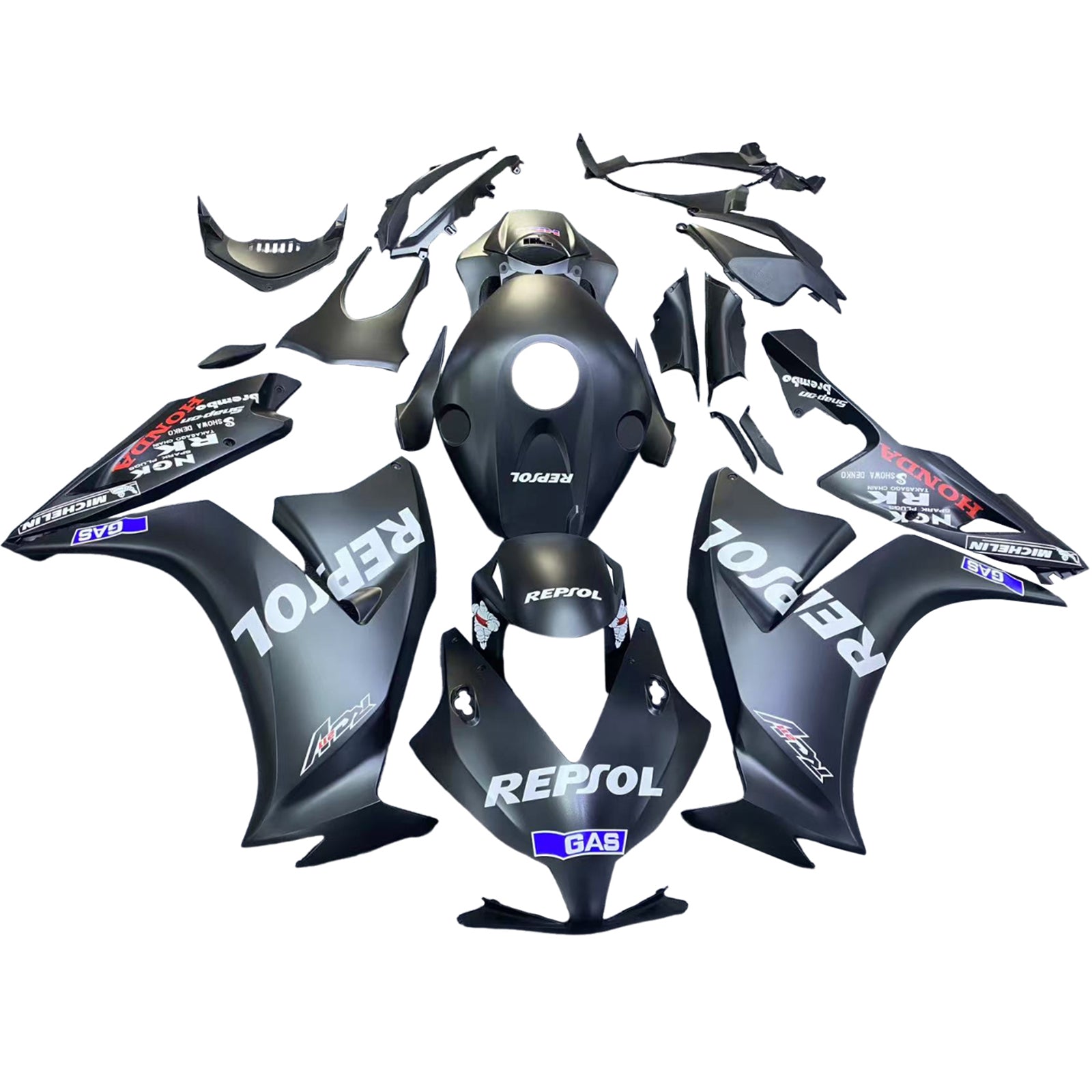 Amotopart Honda CBR1000RR 2012-2016 ABS muovinen korin suojasarja