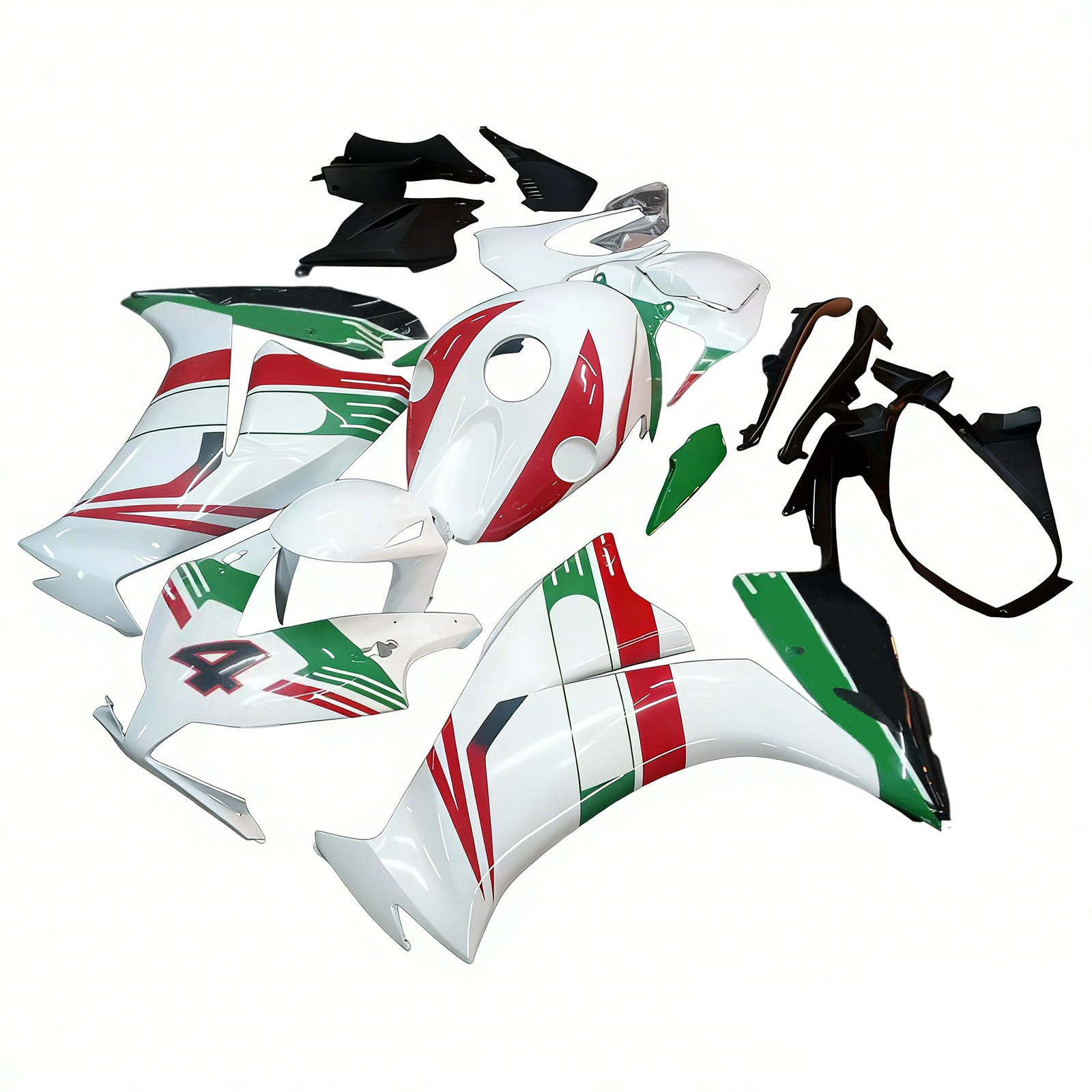 Amotopart Honda CBR1000RR 2012-2016 Kit Carénage Carrosserie Plastique ABS