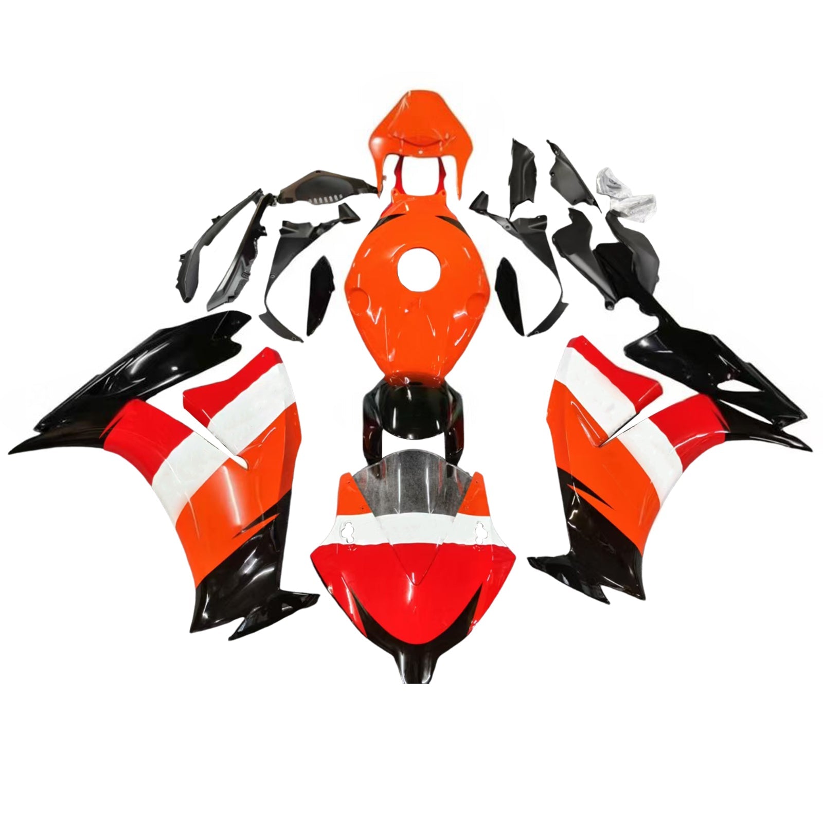 Amotopart Honda CBR1000RR 2012-2016 Kit Carénage Carrosserie Plastique ABS