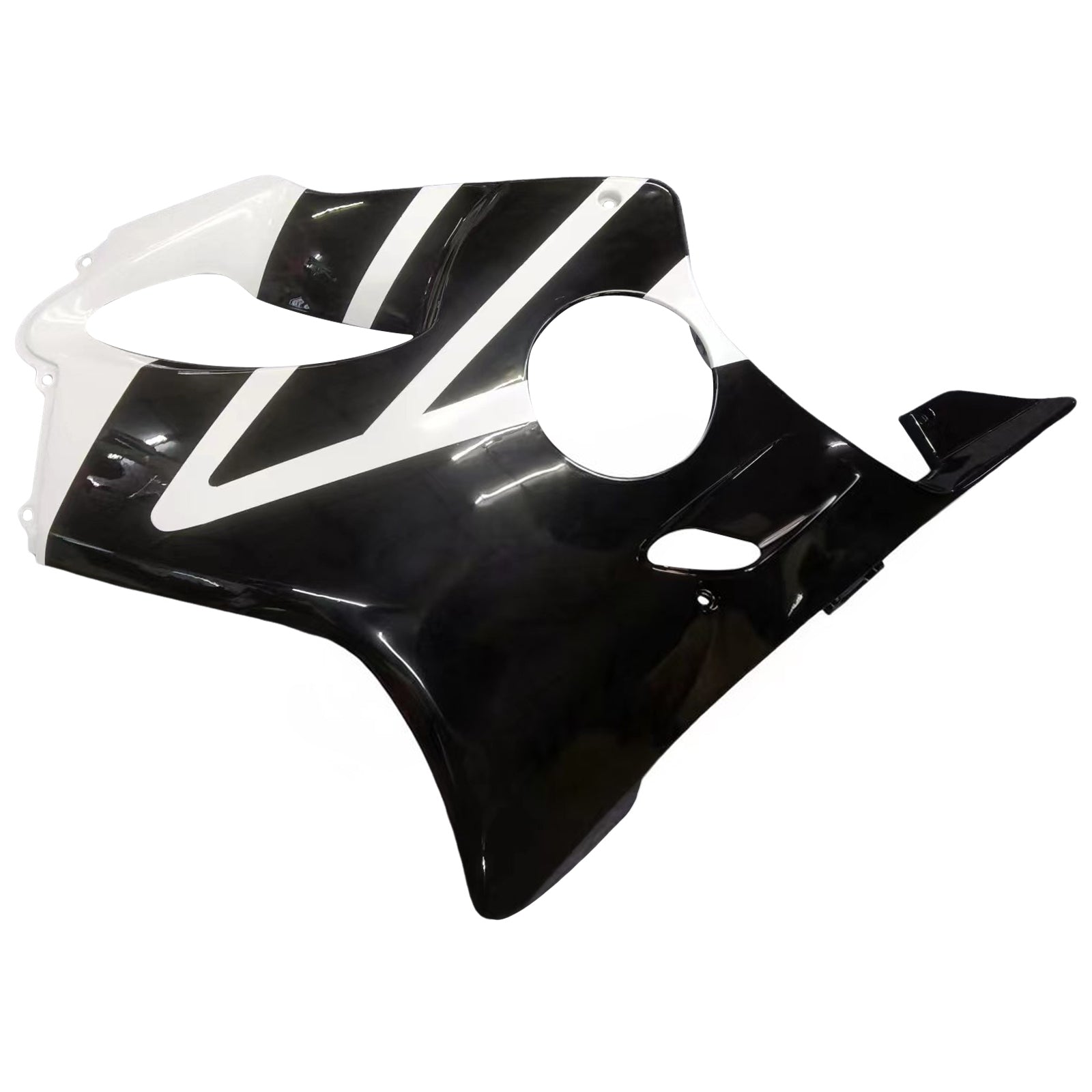 Carénages Amotopart 2001-2003 Honda CBR600 F4i Noir & Blanc F4i Generic