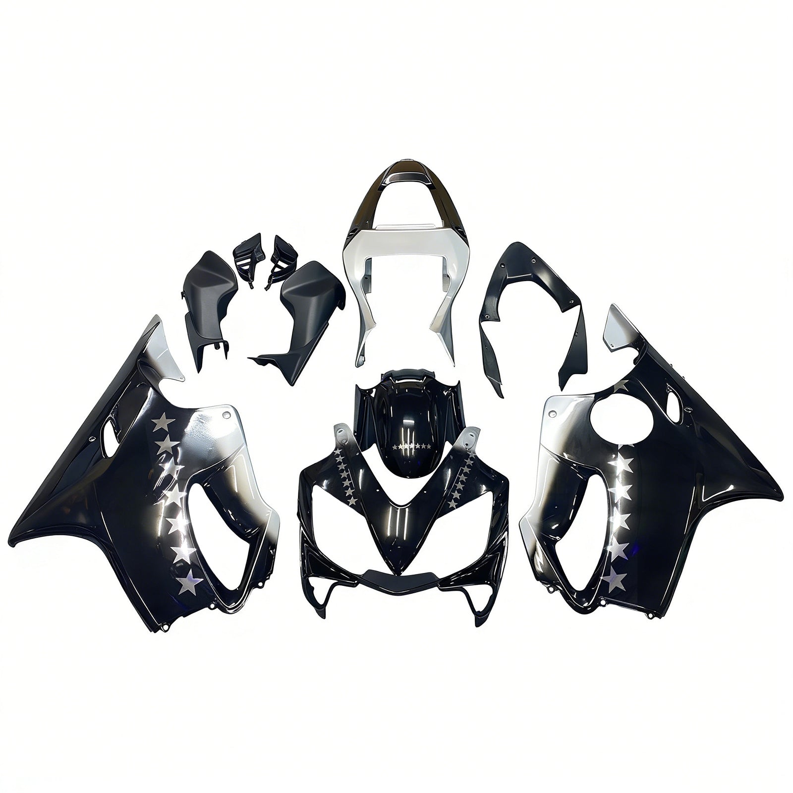 Carene Amotopart 2001-2003 Honda CBR 600 F4i Nero SevenStars Generico