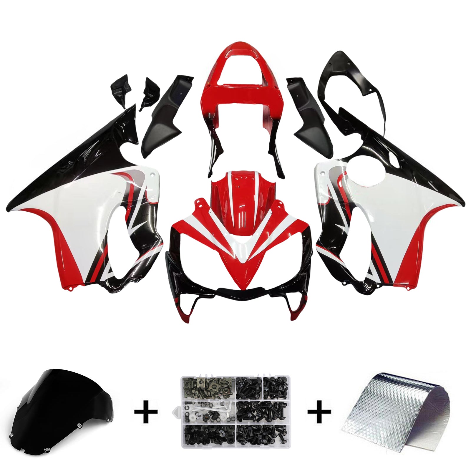 Injectie kuipkit, ABS Plastic Body voor Honda CBR600 F4I 2001-2003
