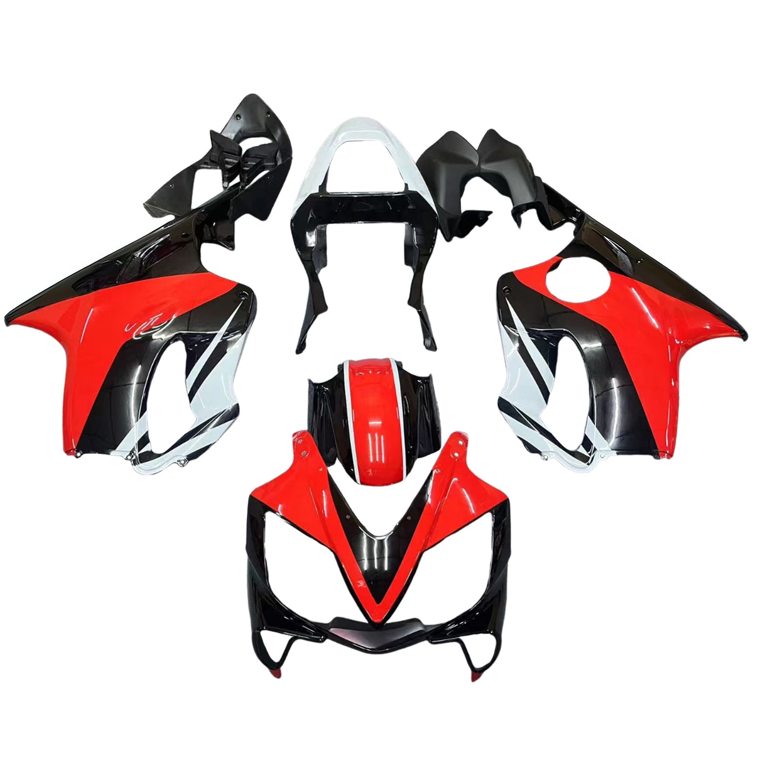 Wtryskiwany zestaw owiewek z tworzywa ABS do Hondy CBR600 F4i 2001-2003