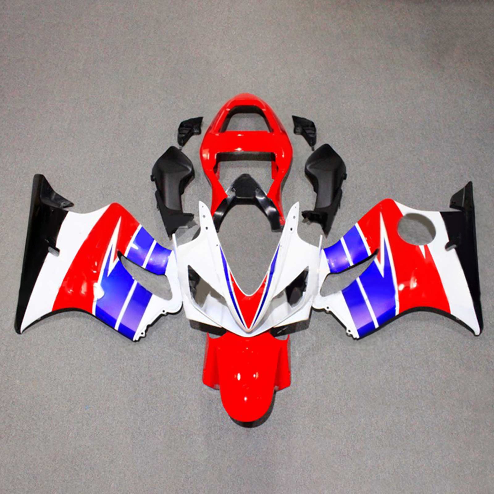 Amotopart Honda CBR600 F4i 2001-2003 Kit carenatura carrozzeria in plastica ABS