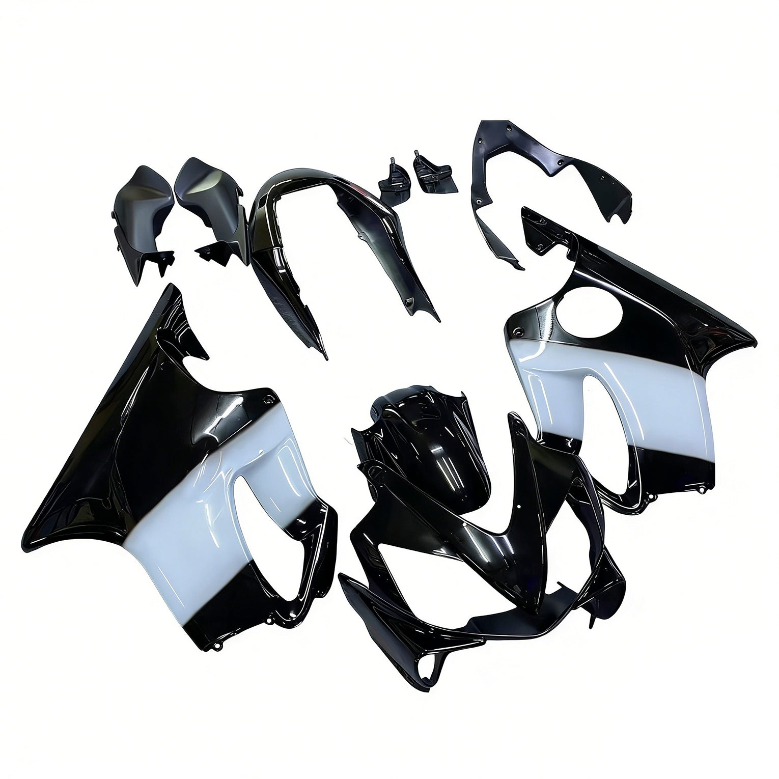 Sobe Amotopart 2004-2007 Honda CBR 600 F4I Black West Generic