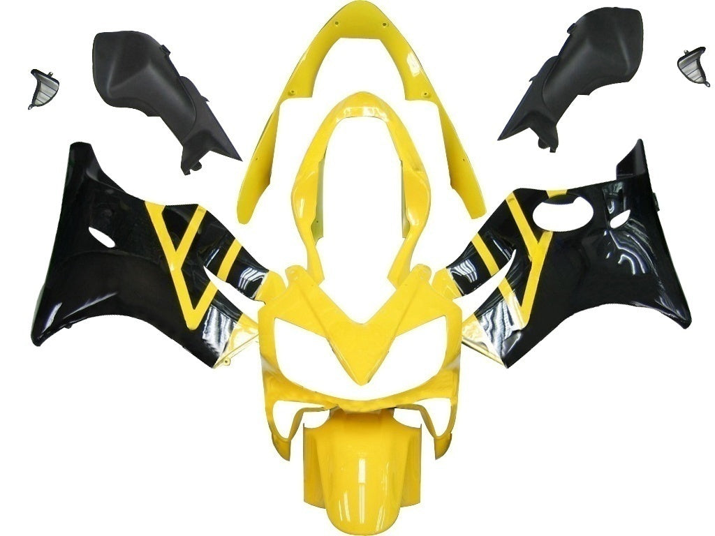 Carénages Amotopart 2004-2007 Honda CBR 600 F4i Jaune & Noir F4i Generic