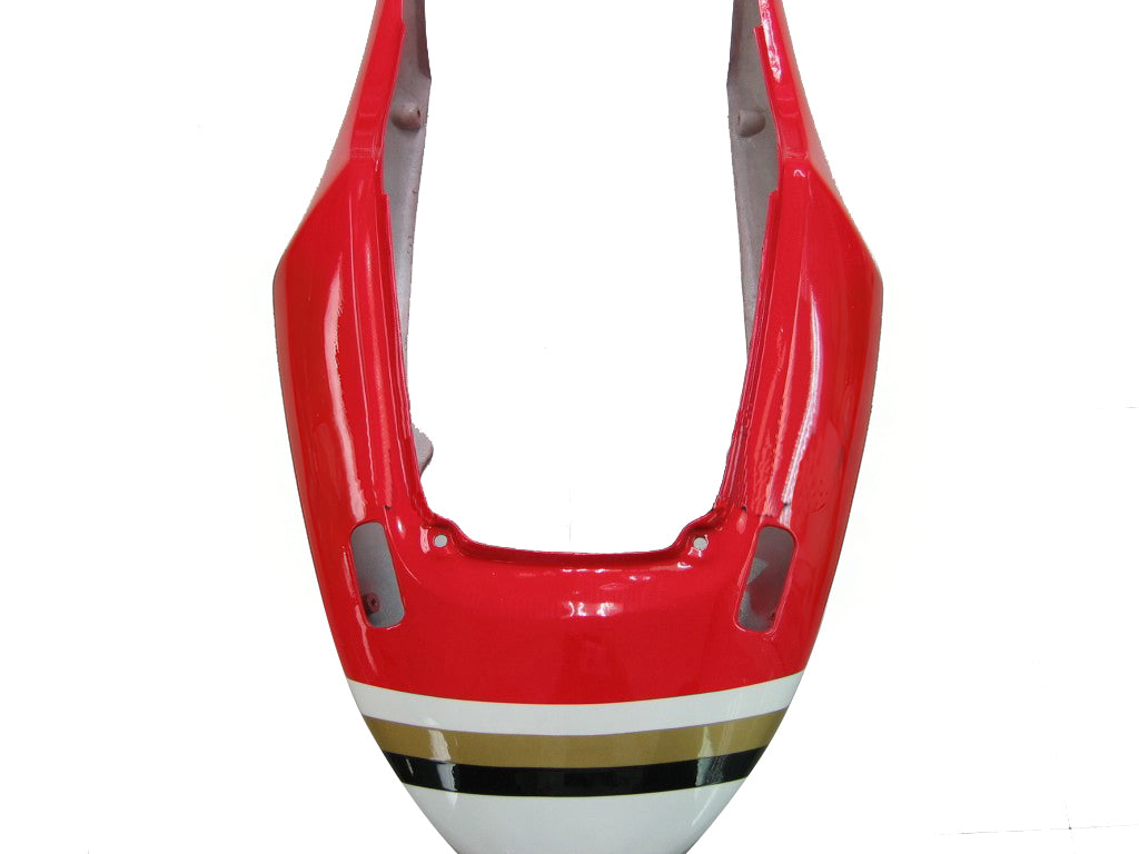 Amotopart Carénages 2004-2007 Honda CBR 600 F4i Blanc & Rouge Lucky Strike Generic