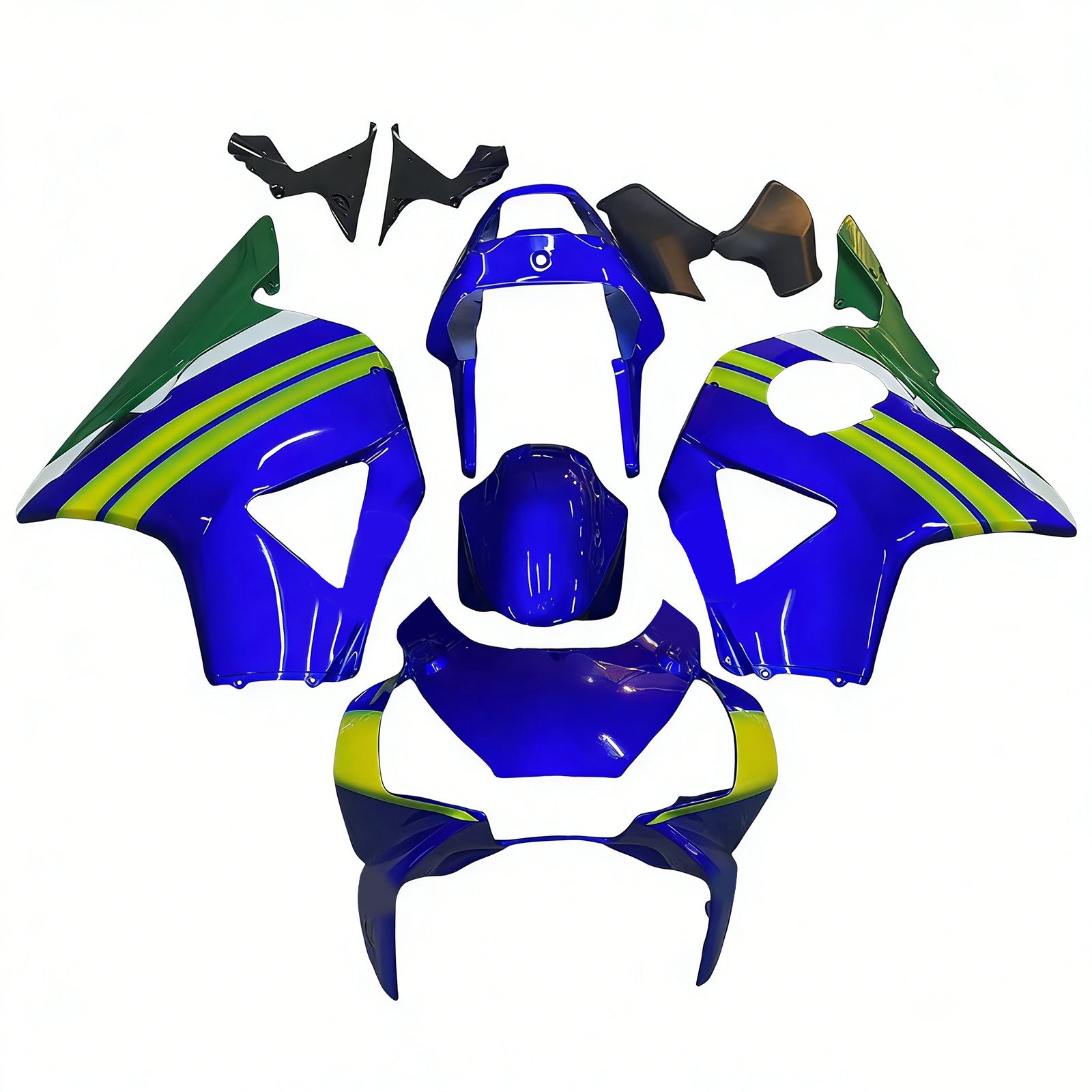Amotopart Kuip 2002-2003 Honda CBR 954 RR Blauw en Groen Movistar Generiek