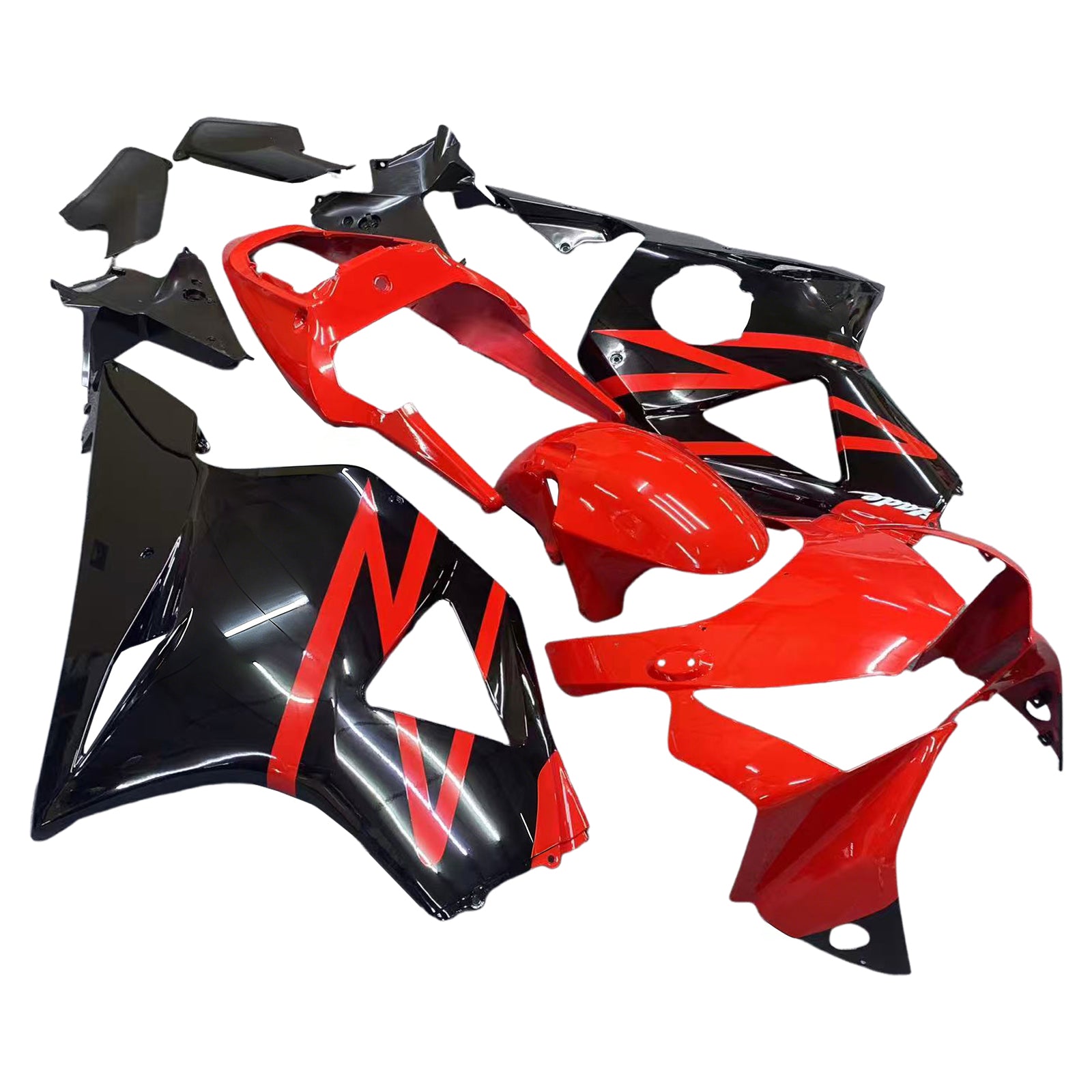 Amotopart stroomlijnkappen 2002-2003 Honda CBR 954 RR rood en zwart RR generiek
