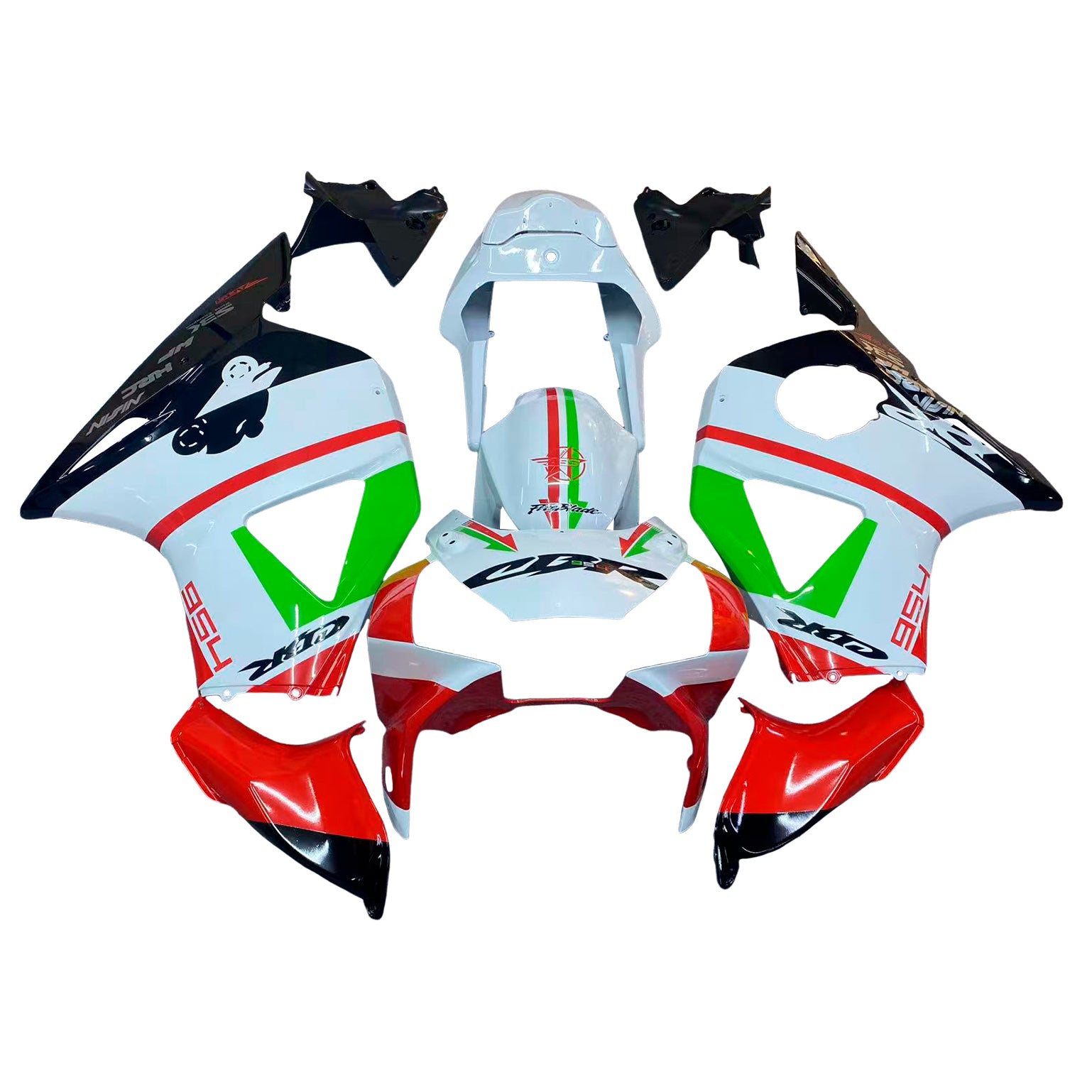 Amotopart Honda CBR954 2002-2003 ABS muovinen korin suojasarja