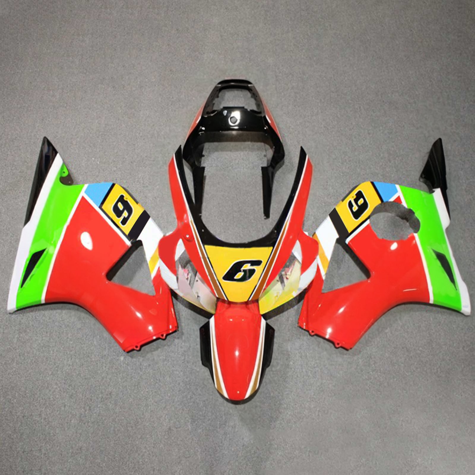 Amotopart Honda CBR954 2002-2003 Kit carenatura carrozzeria in plastica ABS