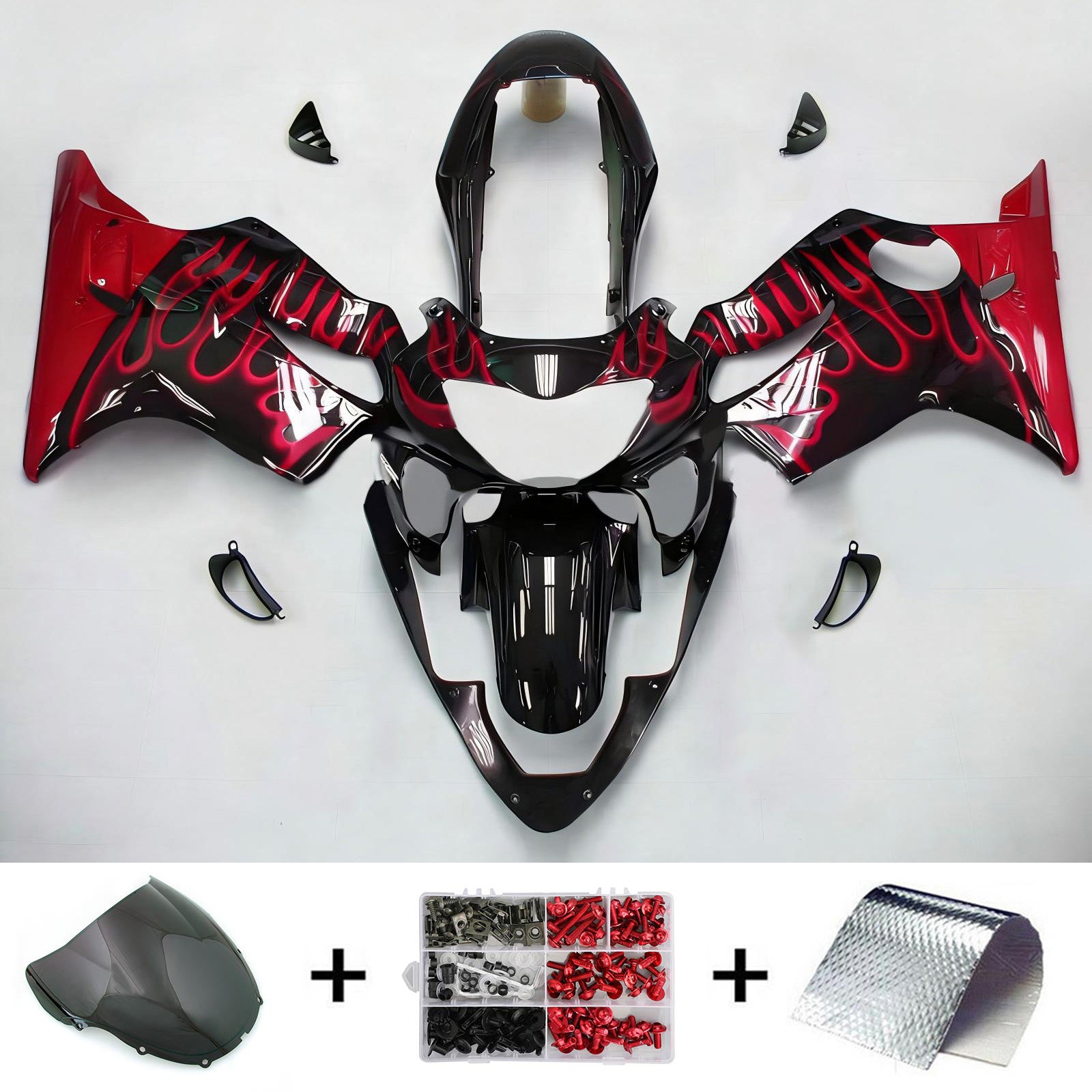1999-2000 Honda CBR600F4 Kmetijski komplet Vbrizgavanje ABS plastične karoserije