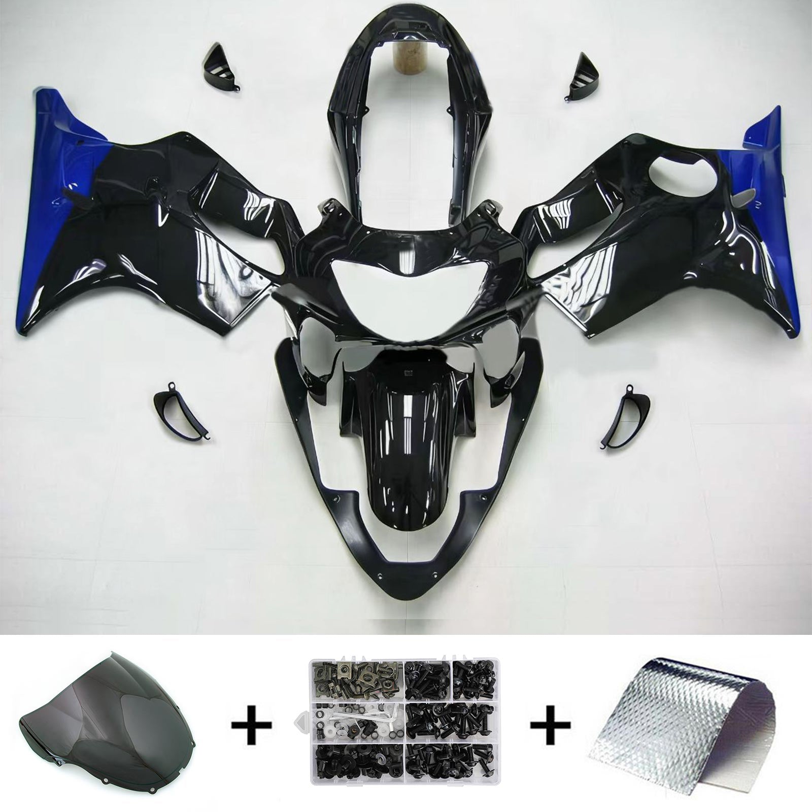 Kit carenatura iniezione carrozzeria in plastica ABS Honda CBR600F4 1999-2000