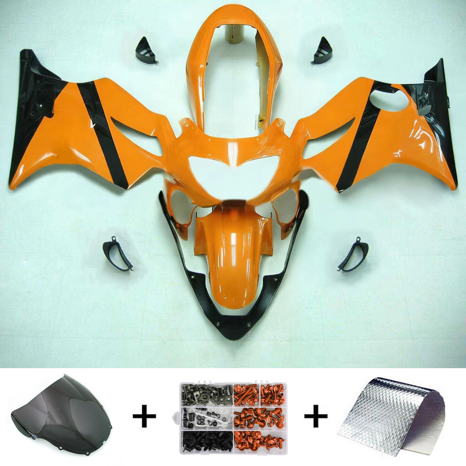 Kit carenatura iniezione carrozzeria in plastica ABS Honda CBR600F4 1999-2000