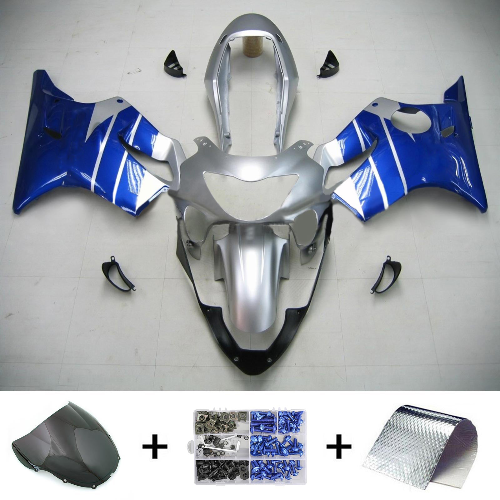 Kit carenatura iniezione carrozzeria in plastica ABS Honda CBR600F4 1999-2000