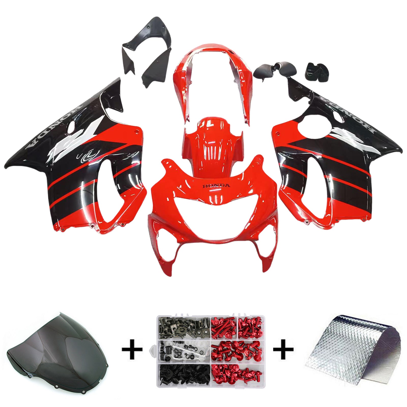 Injectie kuip kit carrosserie plastic abs voor Honda CBR600 F4 1999-2000