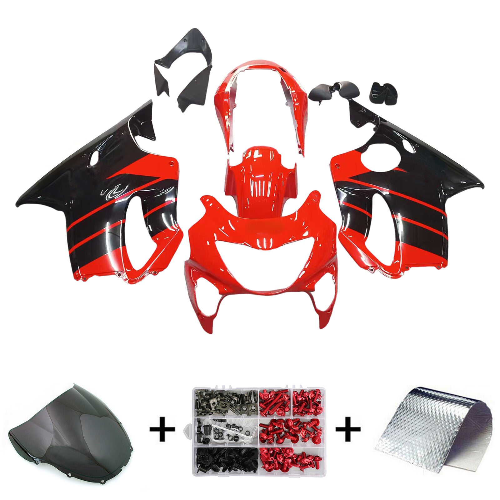 Wtryskowe Zestaw owiewki Body Plastikowe ABS dla Honda CBR600 F4 1999-2000