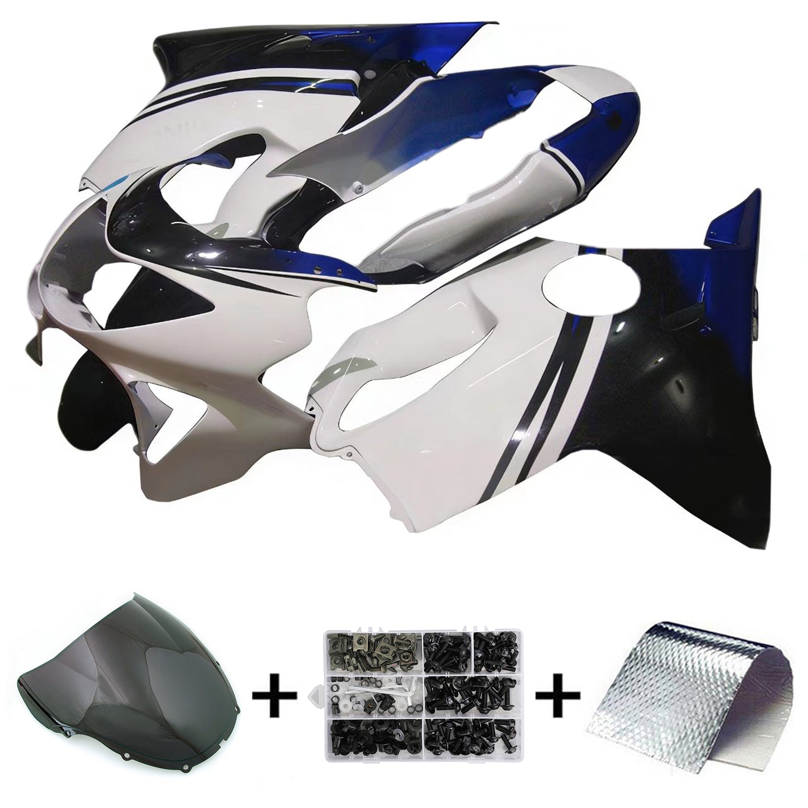 1999-2000 Honda CBR600 F4 Kit de carénage d'injection carrosserie plastique ABS