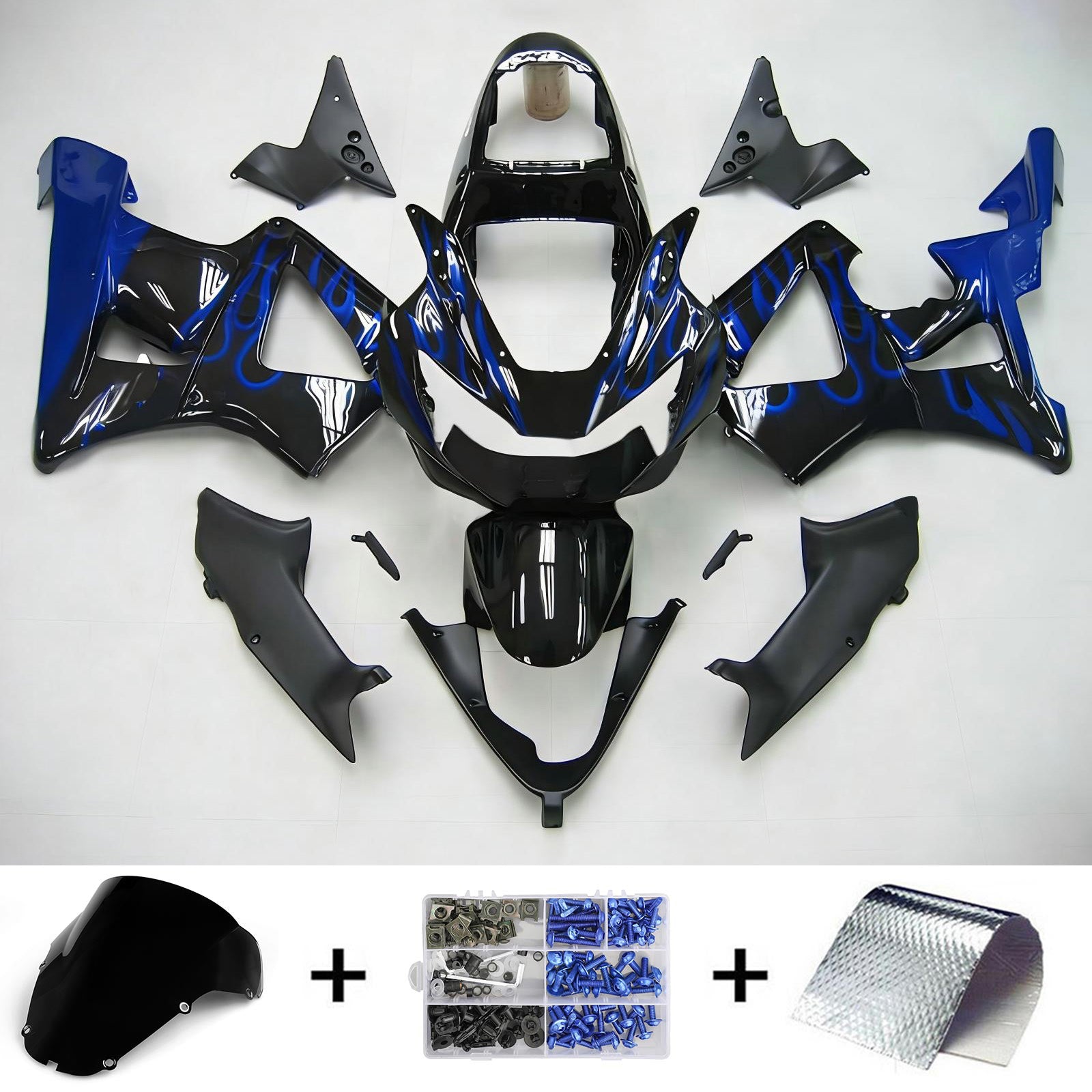 2000-2001 Honda CBR929RR Kit de carénage d'injection Bodywork Abs en plastique