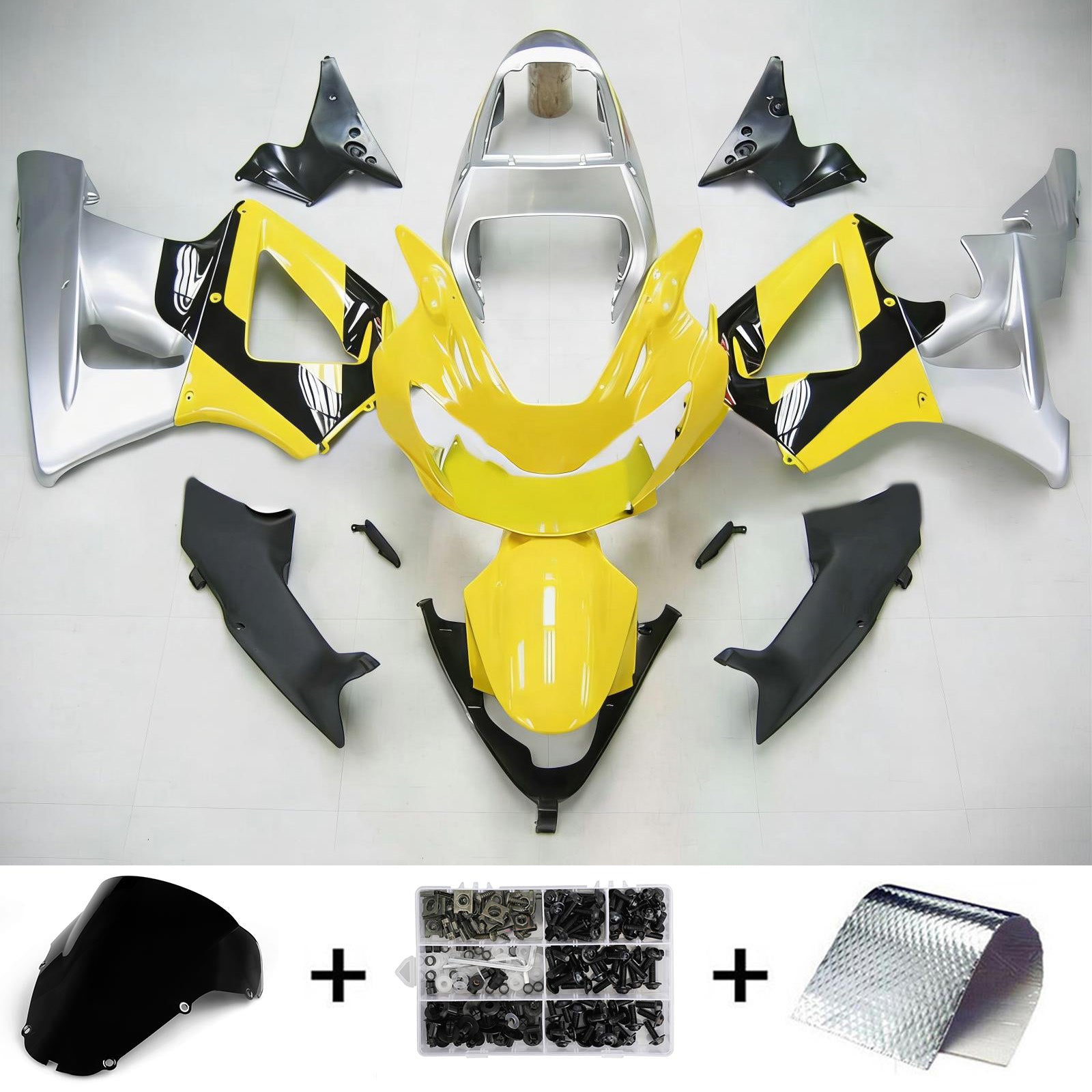 2000-2001 Honda CBR929RR Kit de carénage d'injection Bodywork Abs en plastique