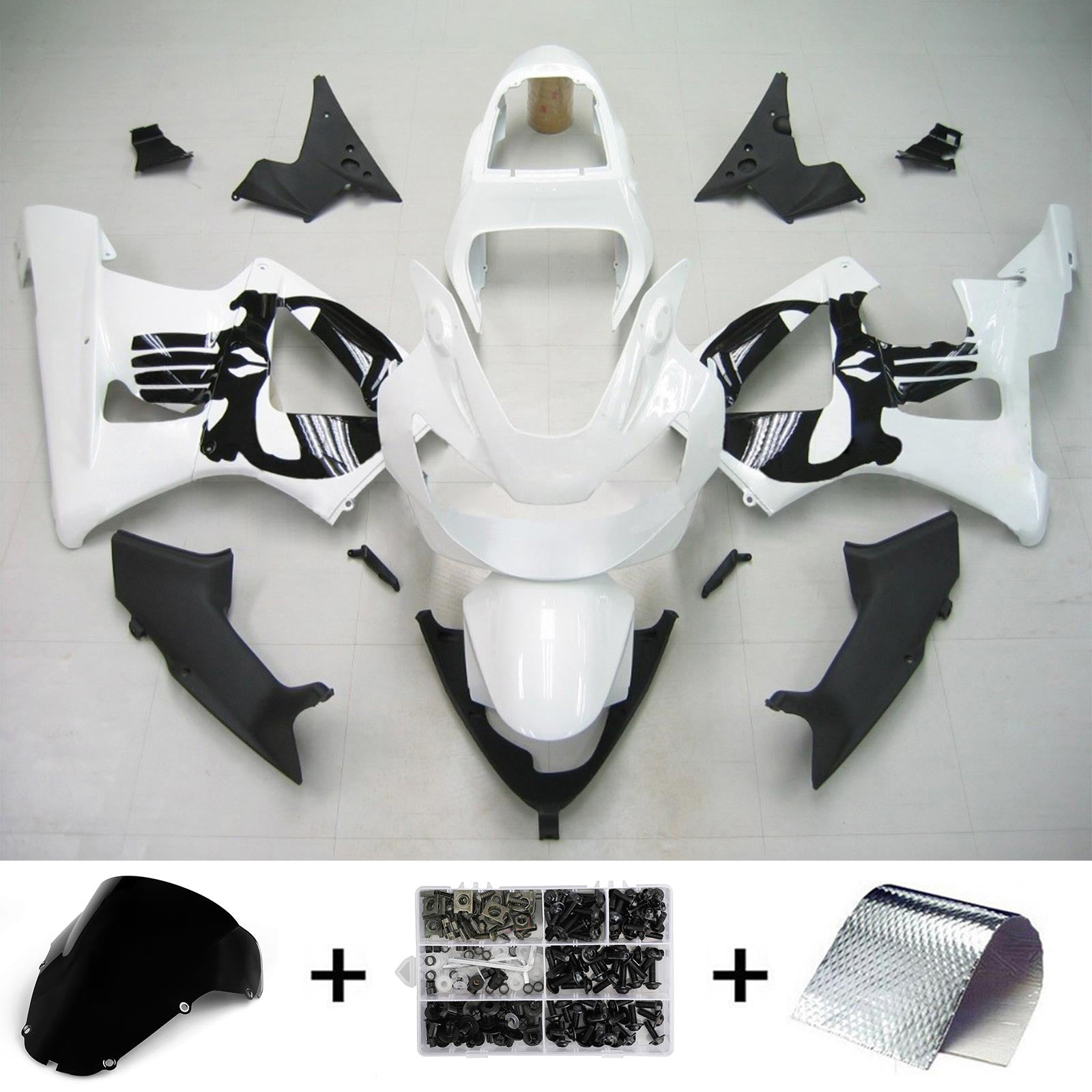 2000-2001 Honda CBR929RR Kit de carénage d'injection Bodywork Abs en plastique