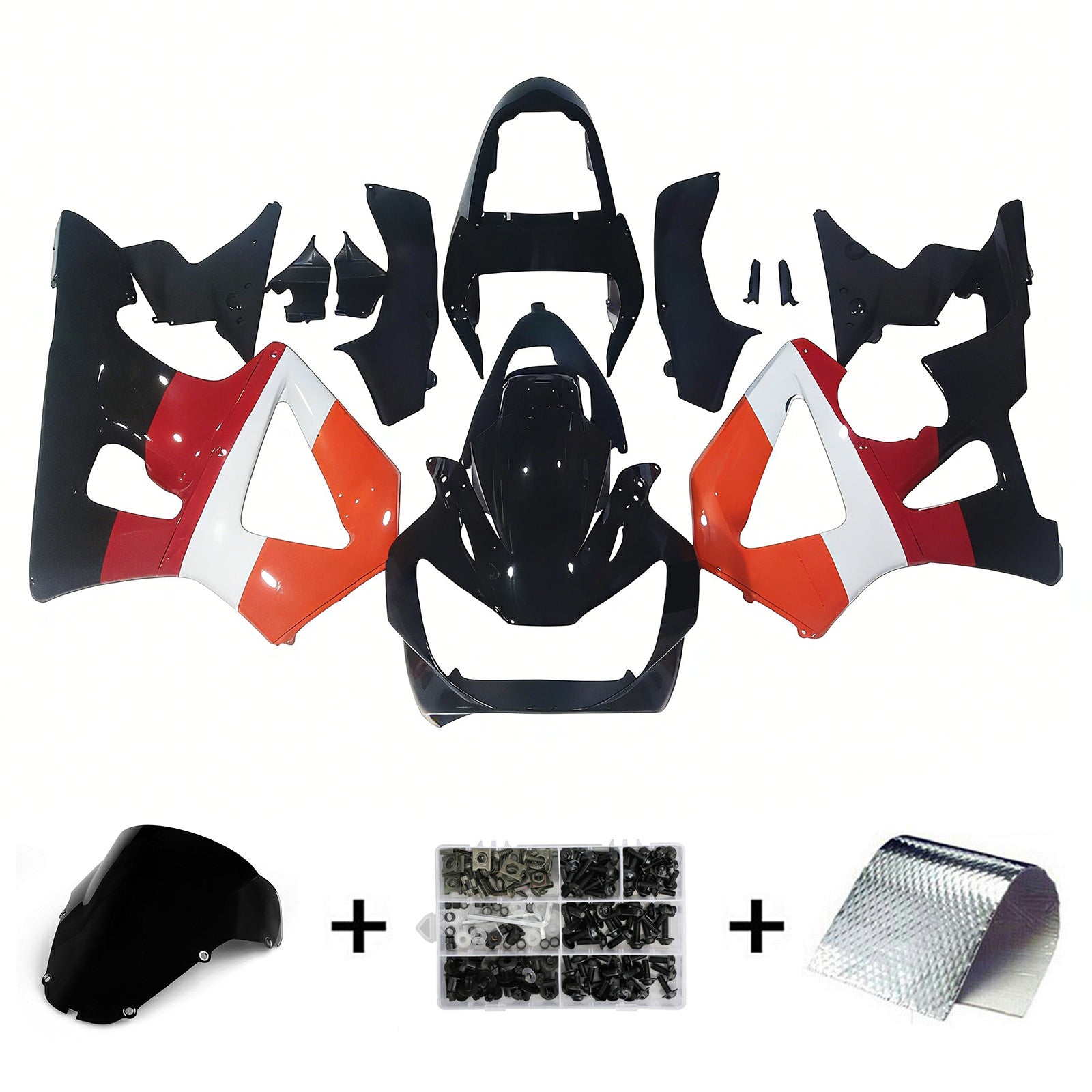 Kit de carenado de inyección Bodywork ABS para Honda CBR929RR 2000-2001