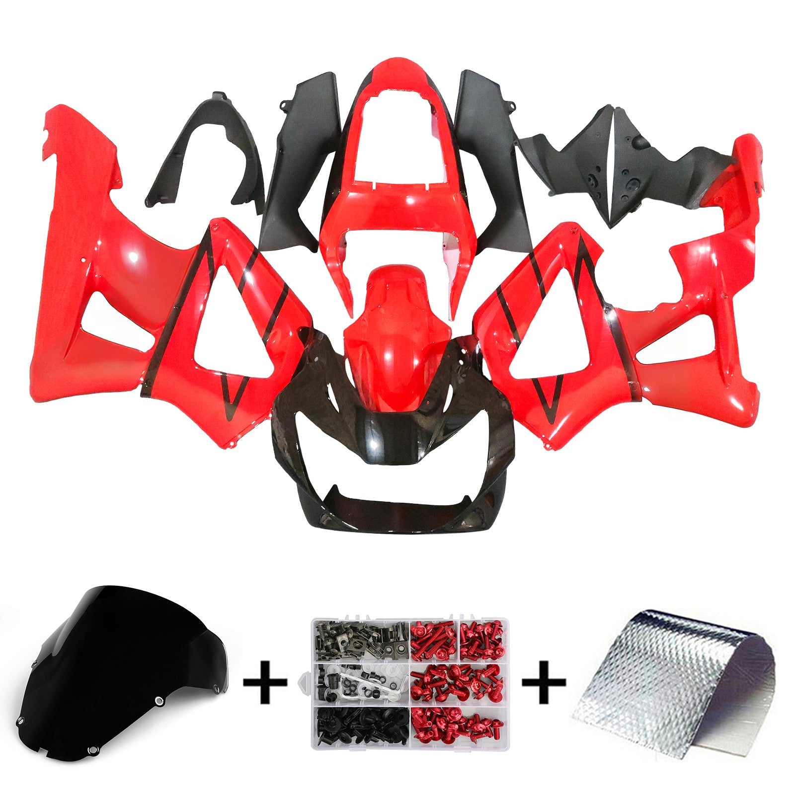 2000-2001 Honda CBR929RR ABS kunststof carrosserie-injectiekuipset