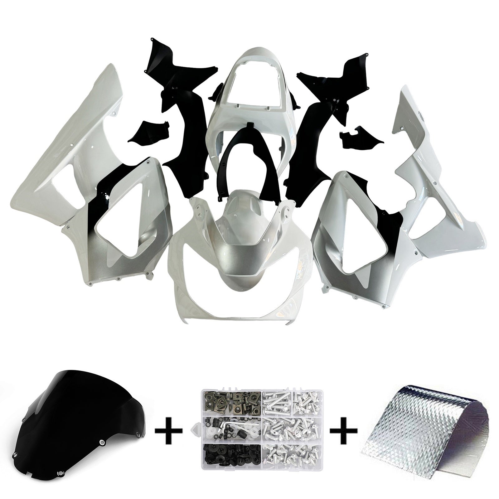 2000-2001 Honda CBR929RR ABS kunststof carrosserie-injectiekuipset