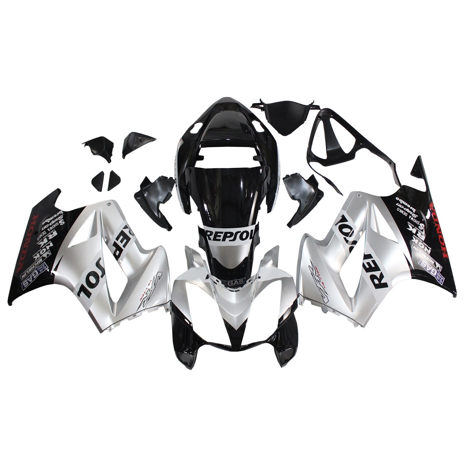 Amotopart suojat Honda VFR800 2002-2012 Ruiskutus ABS Muovikori 008# Generic