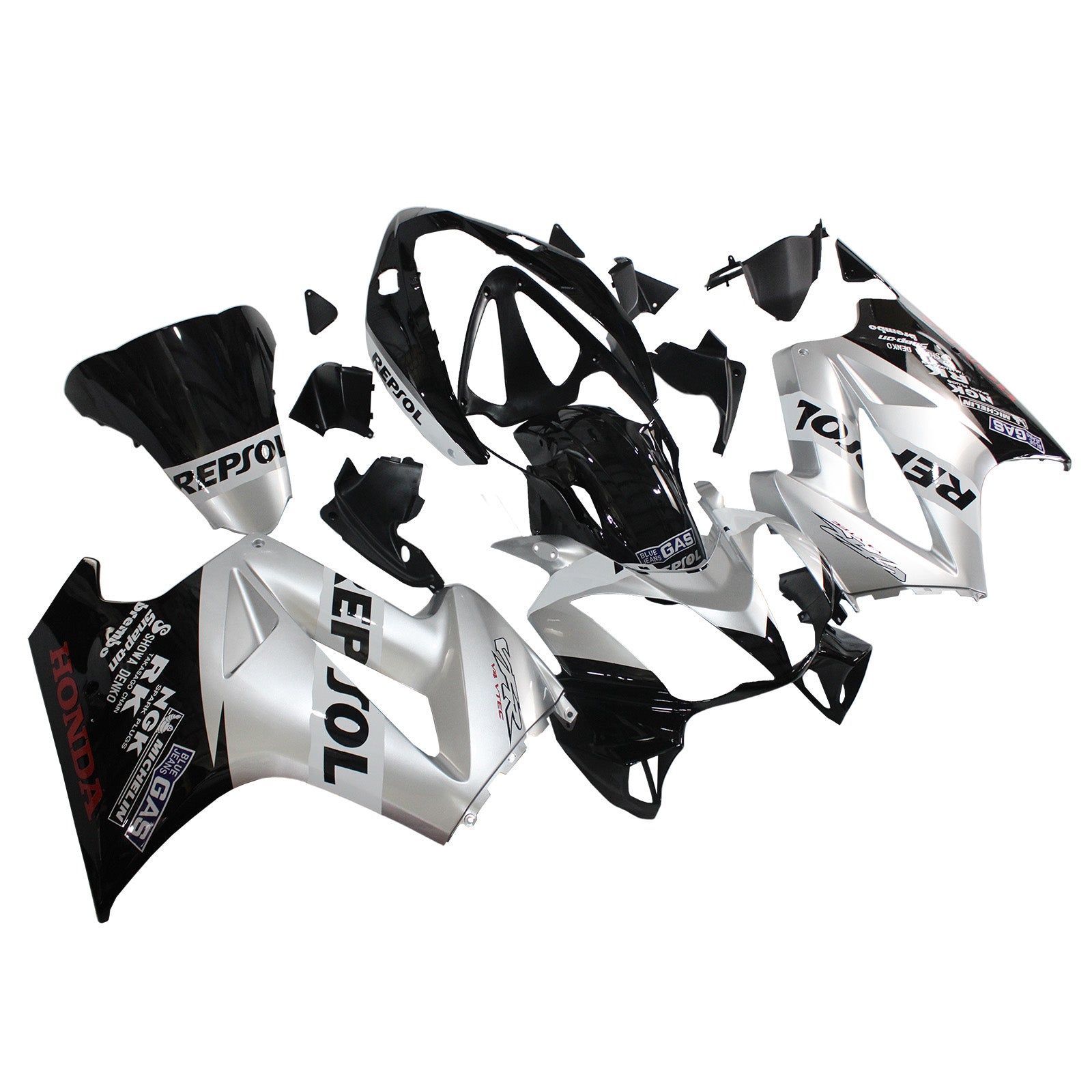 Amotopart suojat Honda VFR800 2002-2012 Ruiskutus ABS Muovikori 008# Generic