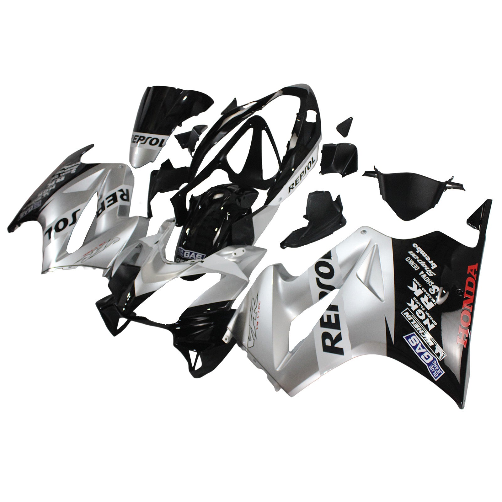 Amotopart suojat Honda VFR800 2002-2012 Ruiskutus ABS Muovikori 008# Generic