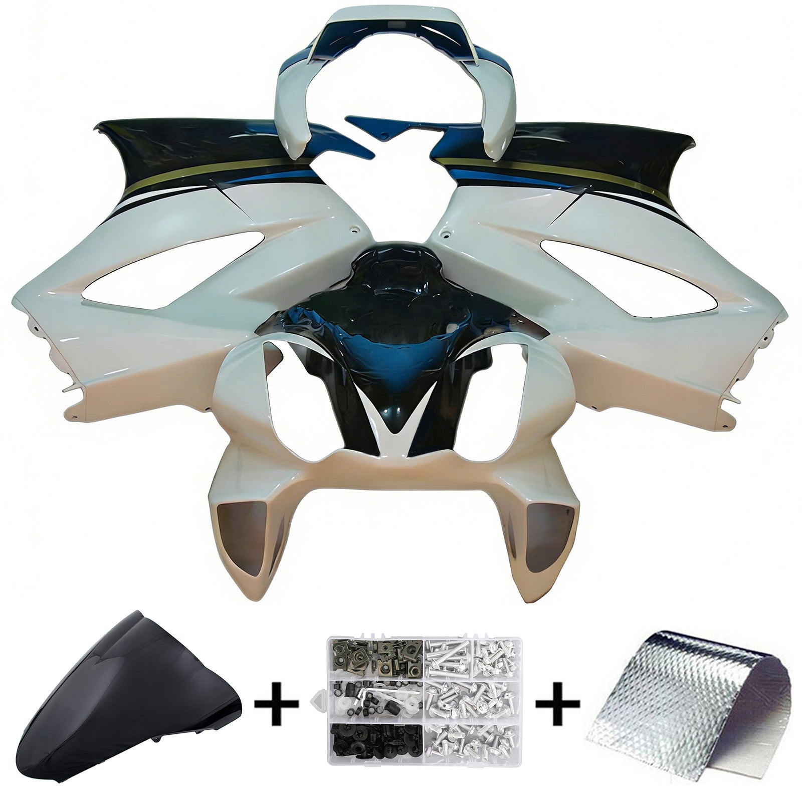 Honda VFR800 2002-2012 Wtrysk Plastikowa owiewka nadwozia ABS