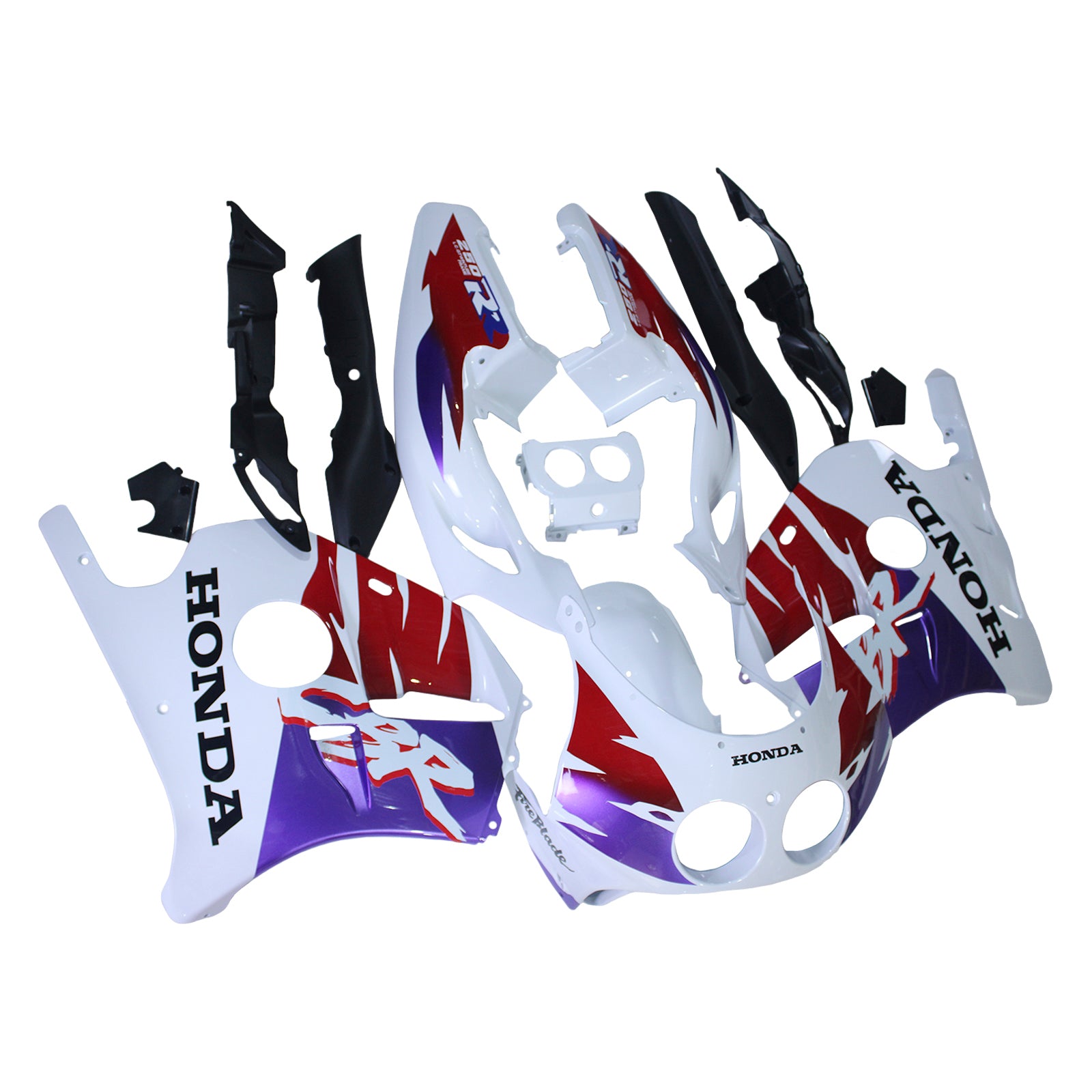 1990-1998 Honda CBR250RR MC22 Zestaw owiewek wtryskowych z tworzywa sztucznego Abs