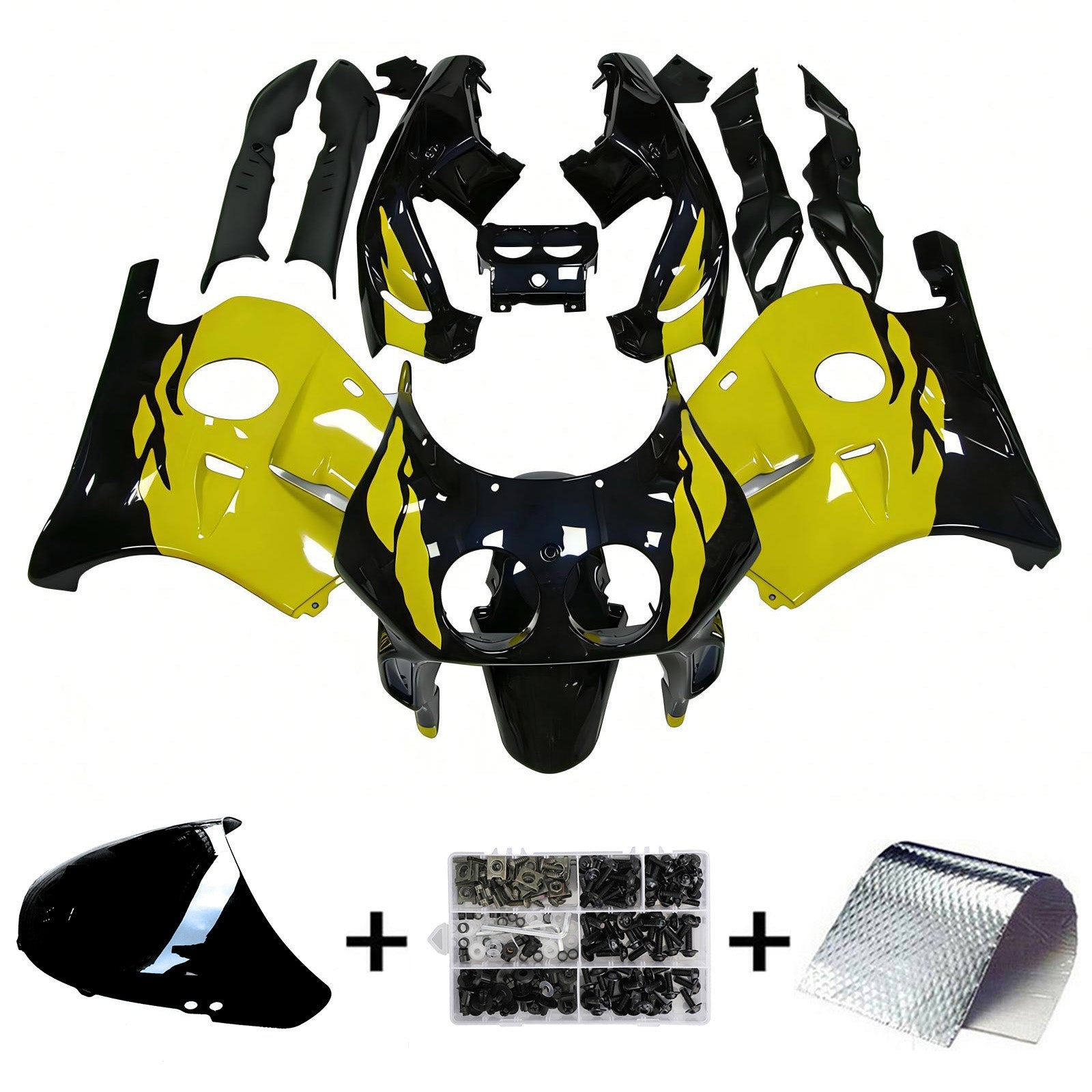 1990-1998 Honda CBR250RR MC22 Vbrizgavalni komplet plastičnega abs