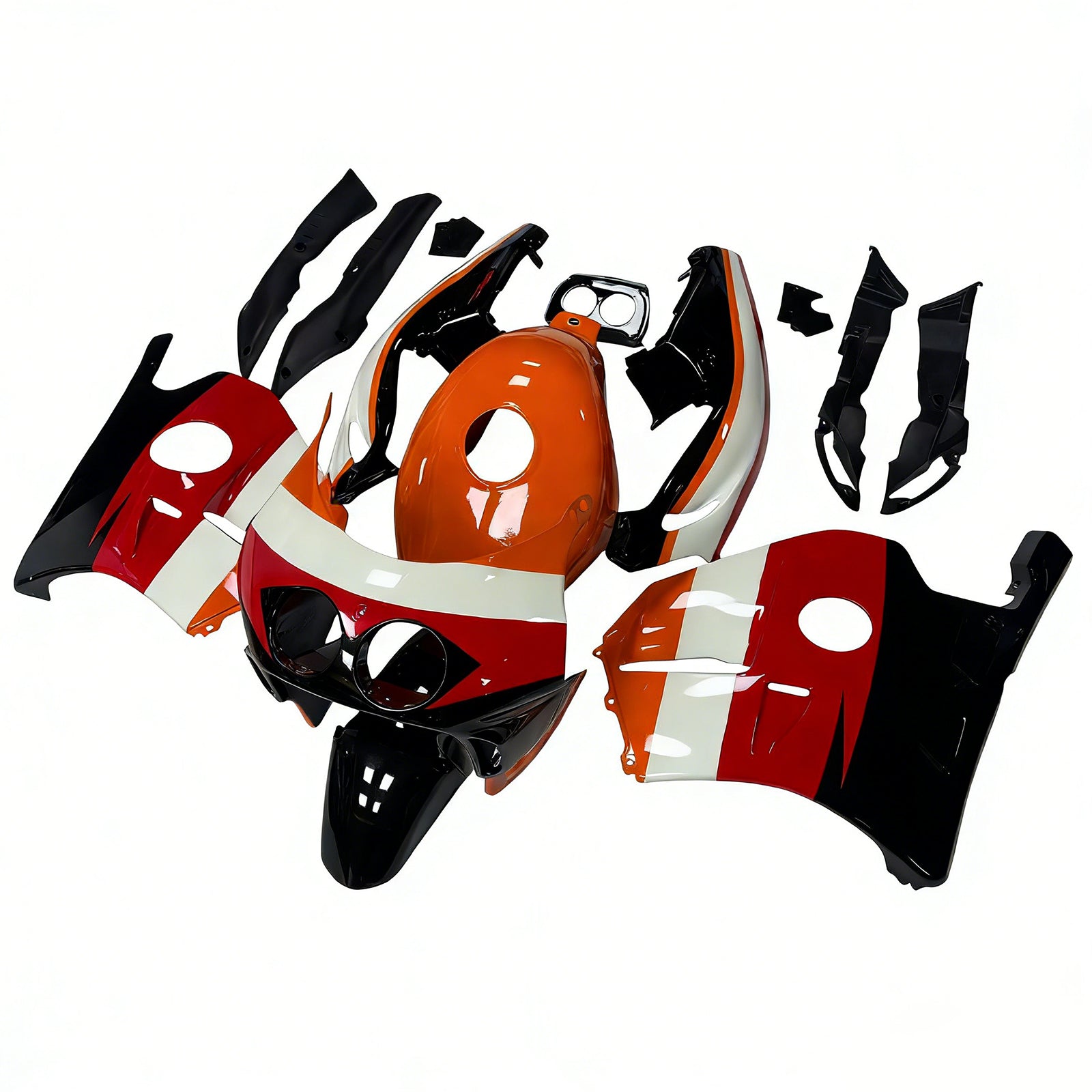 1990-1998 Honda CBR250RR MC22 Kit de carénage d'injection carrosserie plastique ABS