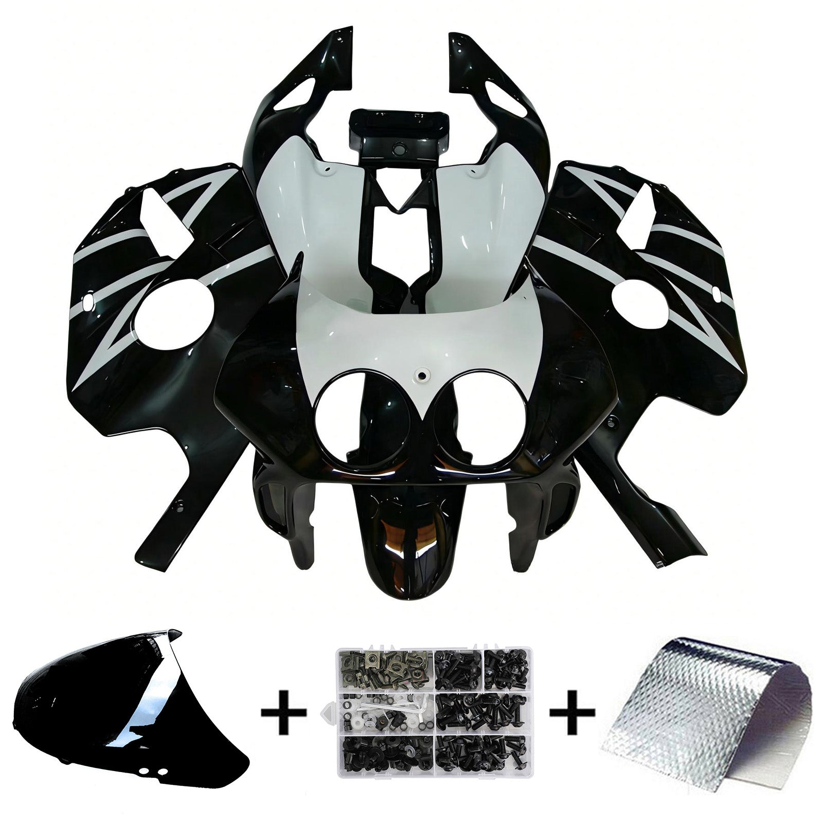 1990-1998 Honda CBR250RR MC22 Kit de carénage d'injection carrosserie plastique ABS