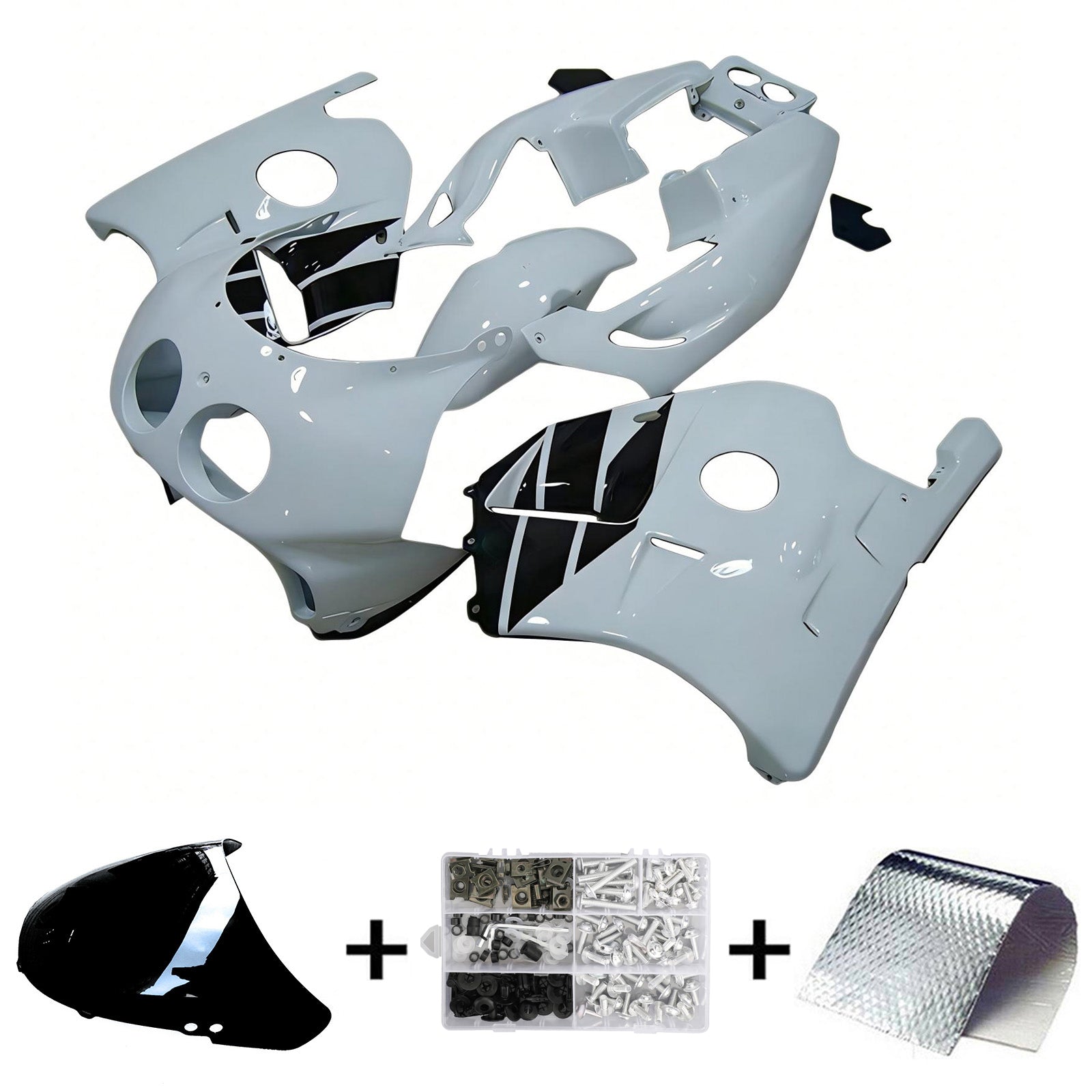 1990-1998 Honda CBR250RR MC22 Ruiskutussuojasarja ABS muovinen kori