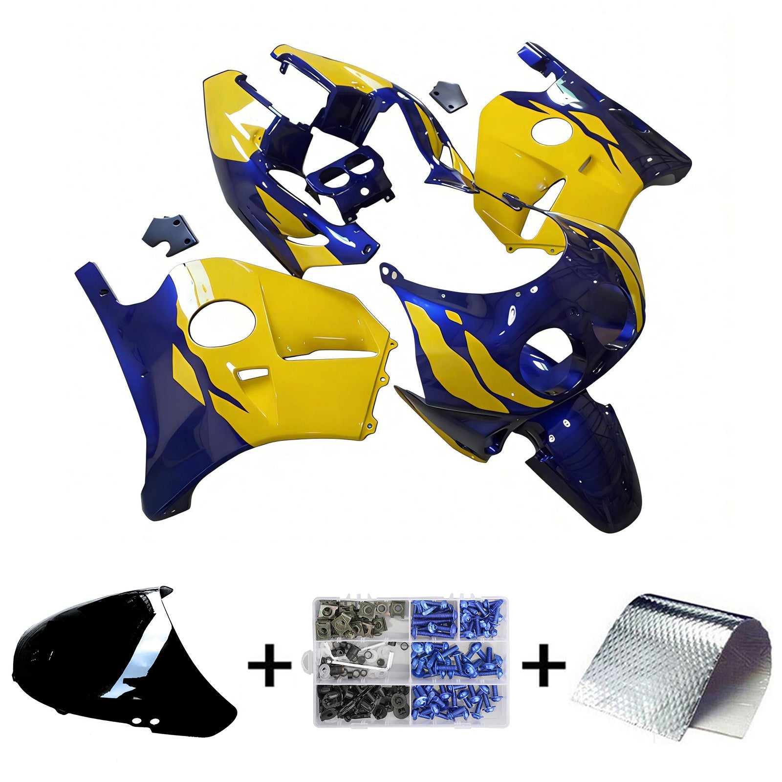 1990-1998 Honda CBR250RR MC22 Vbrizgavalni komplet plastičnega abs