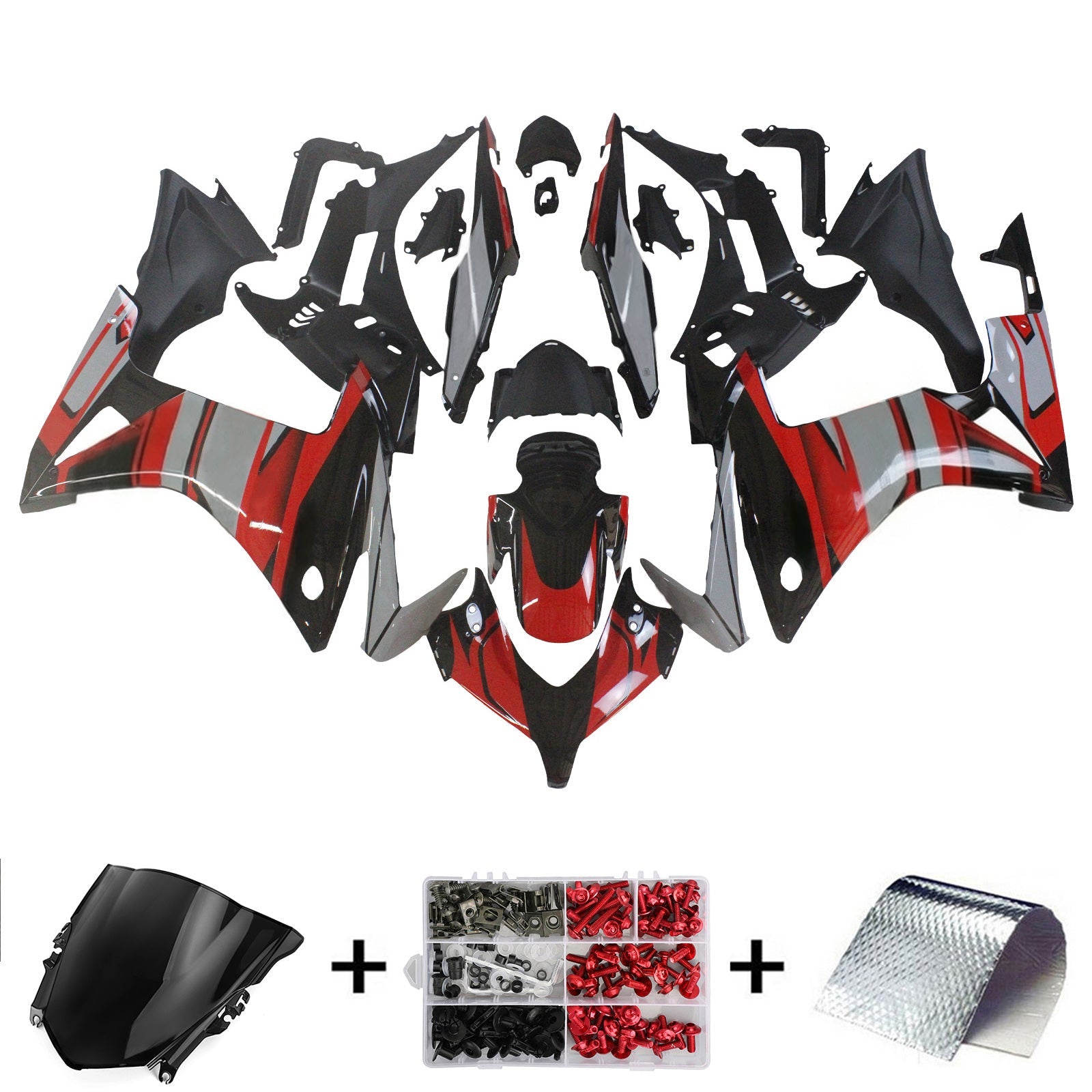 Injectie kuip kit carrosserie plastic buikspieren voor Honda CBR500R 2013-2015