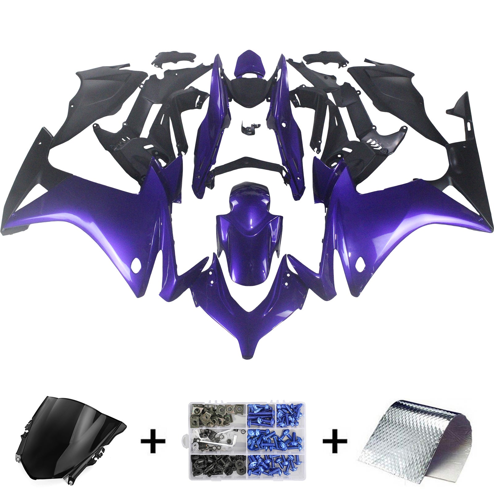 Injectie kuip kit carrosserie plastic buikspieren voor Honda CBR500R 2013-2015