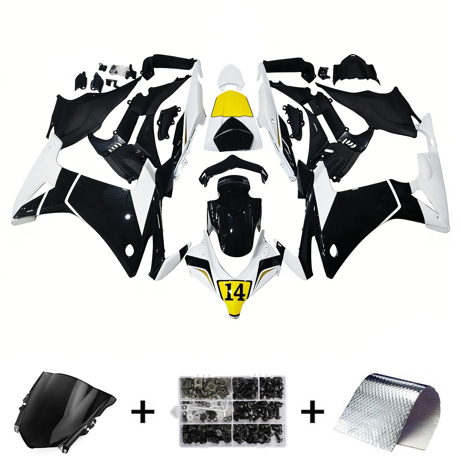 Injectiekuipset Honda CBR500R 2013-2015 ABS kunststof carrosserie