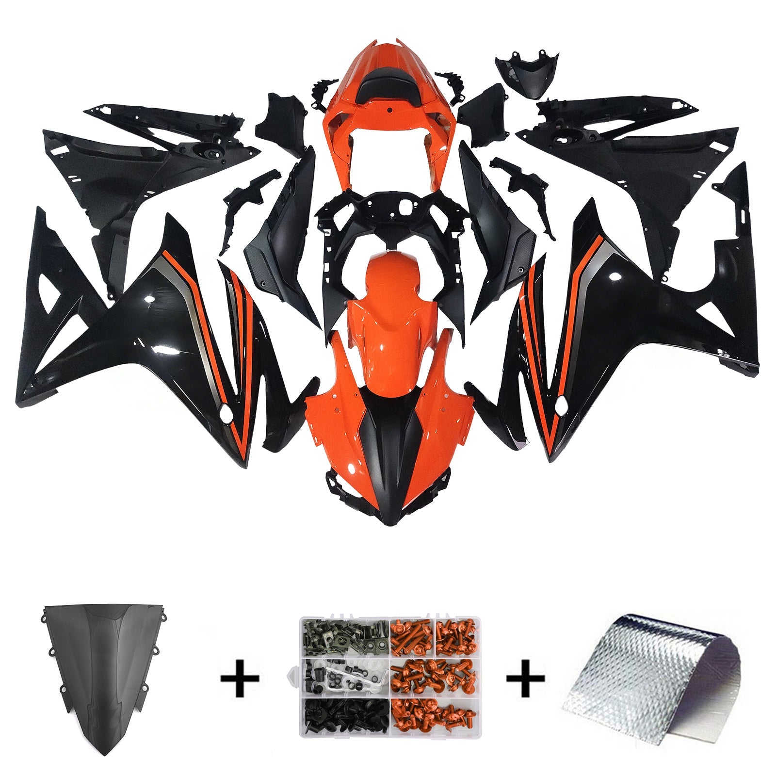 Injectiekuipset Honda CBR500R 2016-2018 ABS kunststof carrosserie