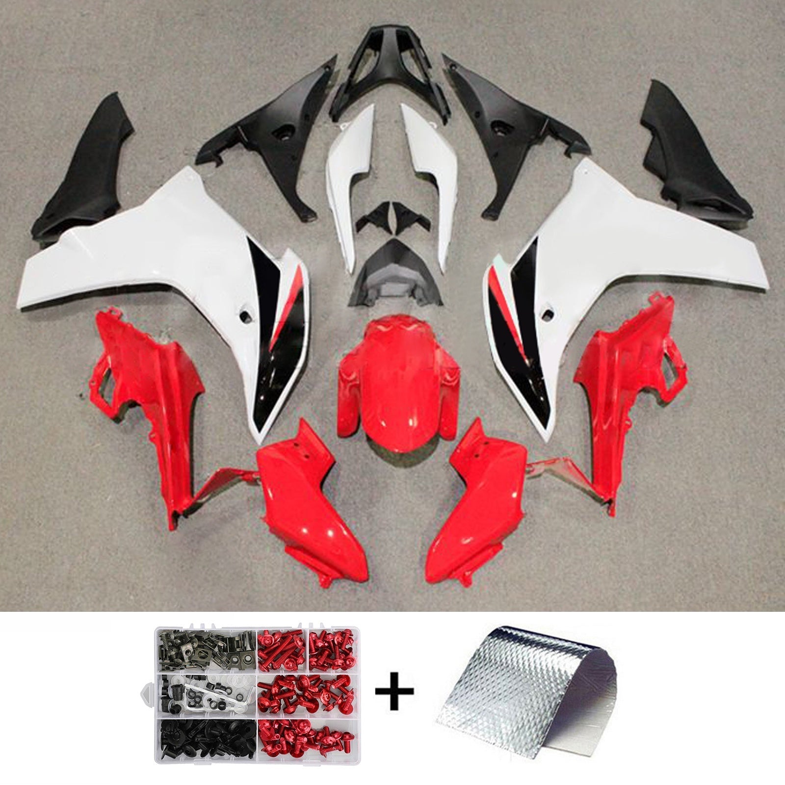 Amotopart Honda CBR600F 2011-2013 Kit carenatura carrozzeria in plastica ABS