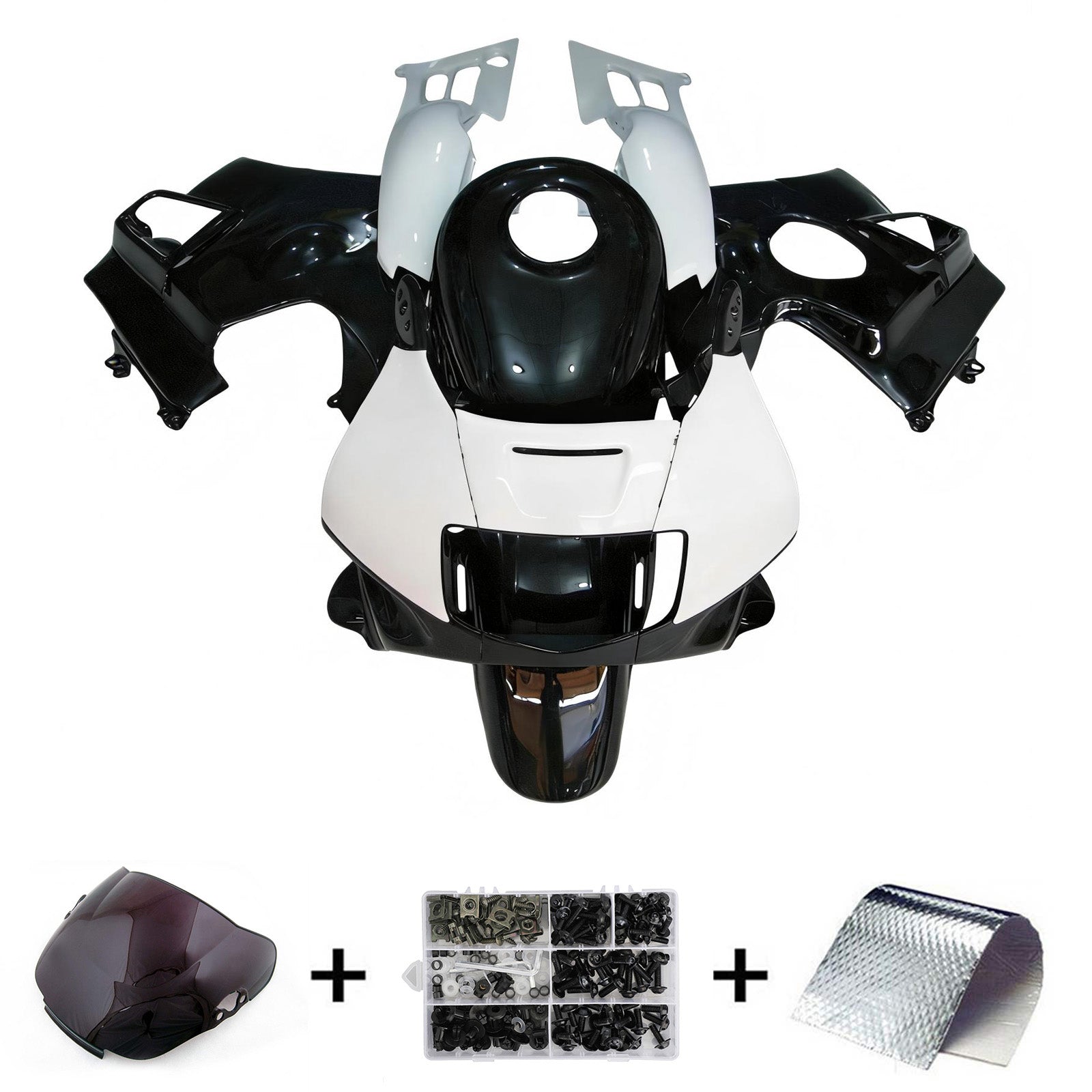 1991-1994 Honda CBR600 F2 Kit de carénage d'injection carrosserie plastique ABS