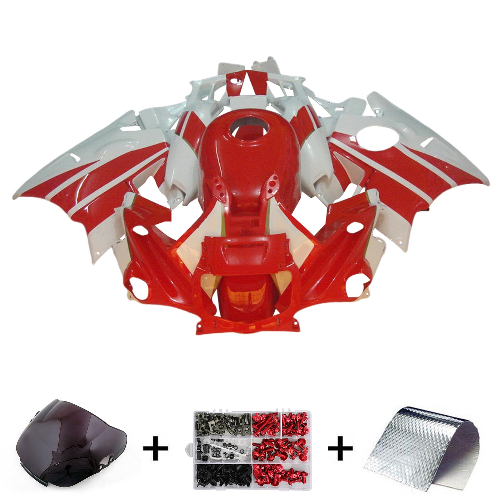 1991-1994 Honda CBR600 F2 Zestaw owiewek wtryskowych Nadwozie z tworzywa ABS