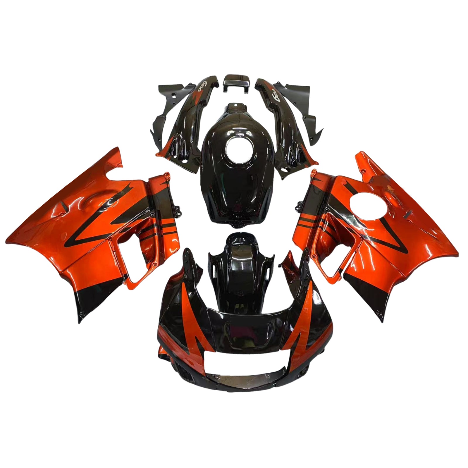 1991-1994 Honda CBR600 F2 Kit de carenado de inyección Carrocería de plástico ABS